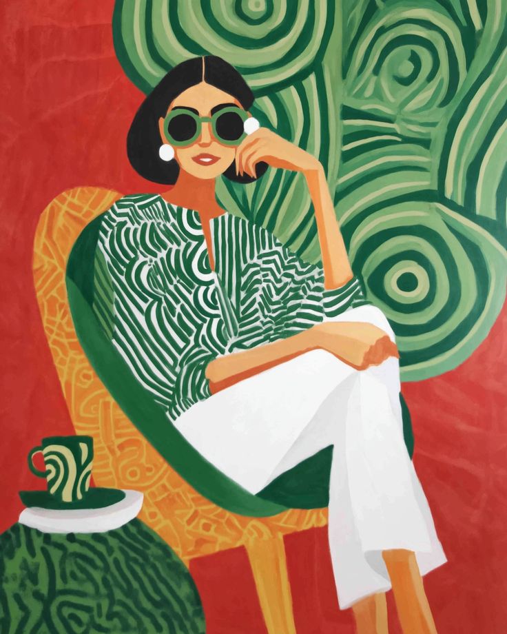 Flat lay of makeup essentials: brush, foundation, and powder on a beige background