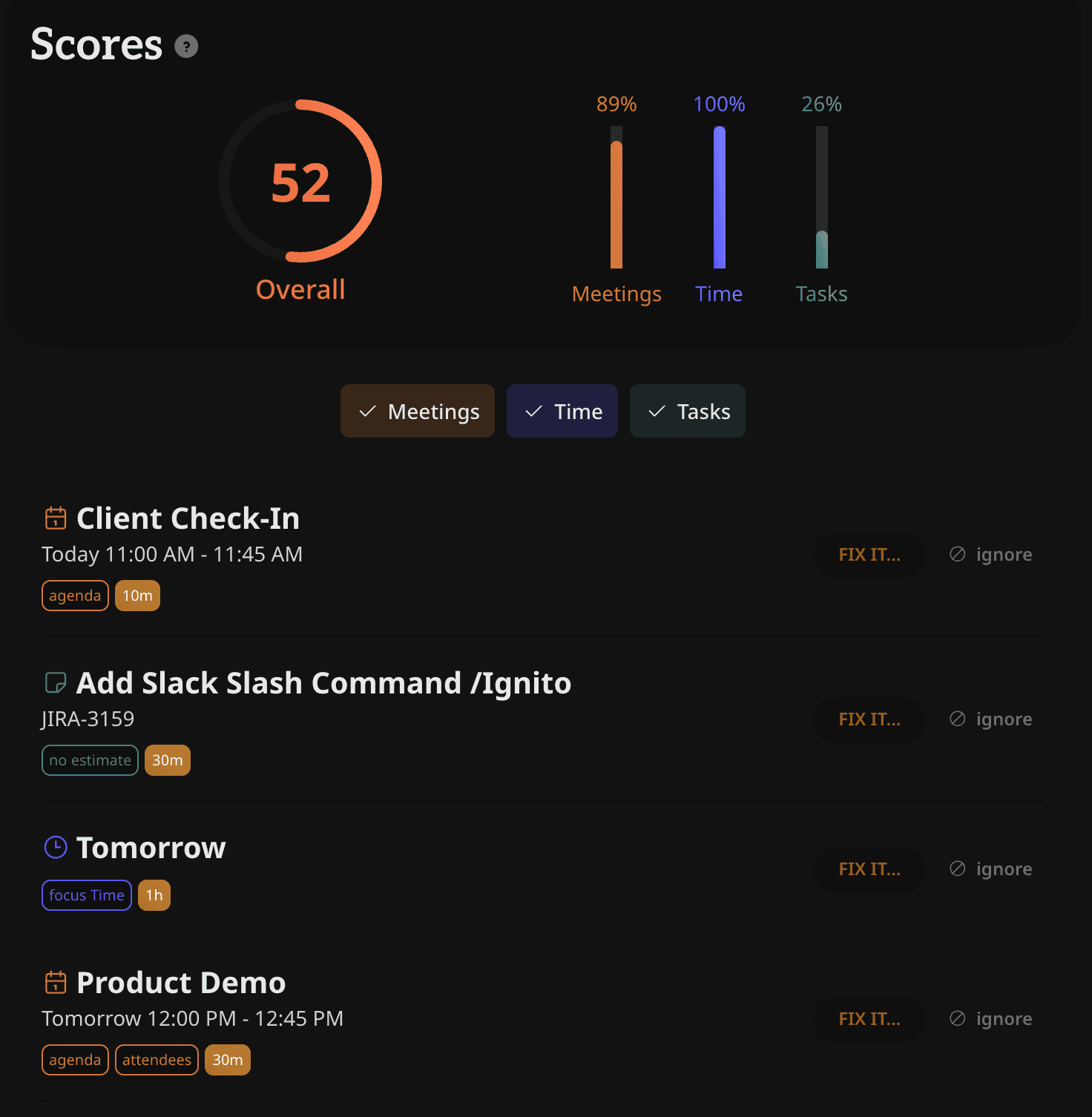 Opportunities Recommendations