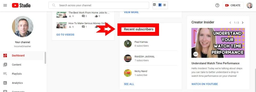 track youtube growth