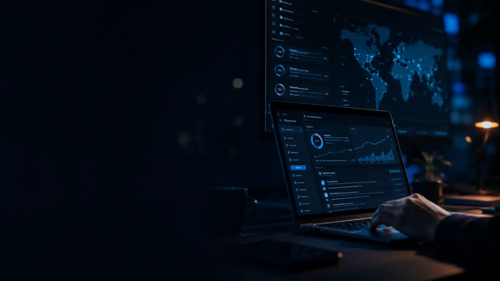 SEO and GEO optimization services in Lebanon with search analytics, global visibility and AI search performance dashboard.