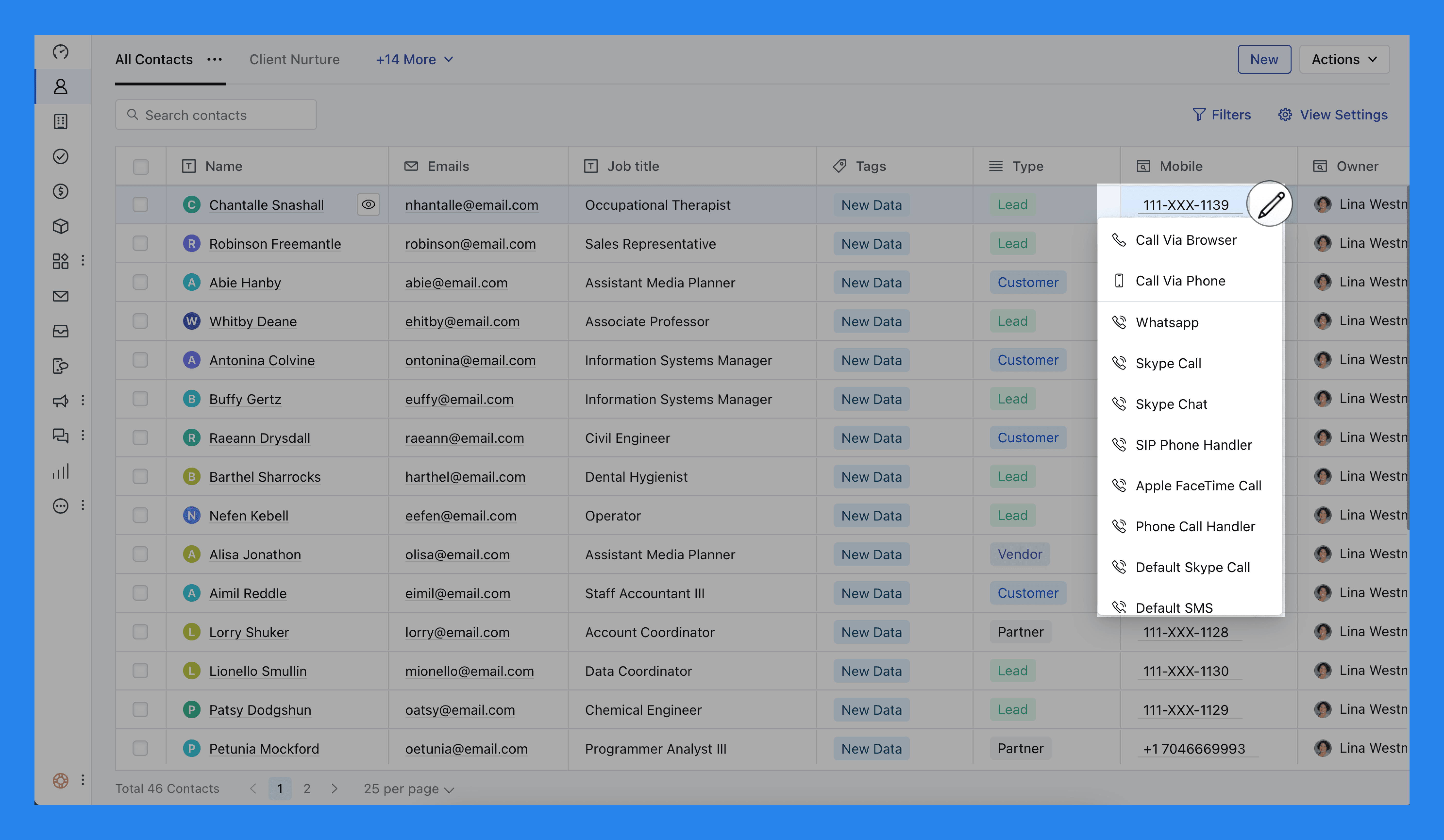 Salesmate’s Key Features: Omnichannel Communication