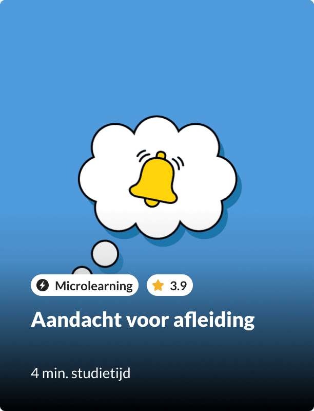Learning - Aandacht voor afleiding