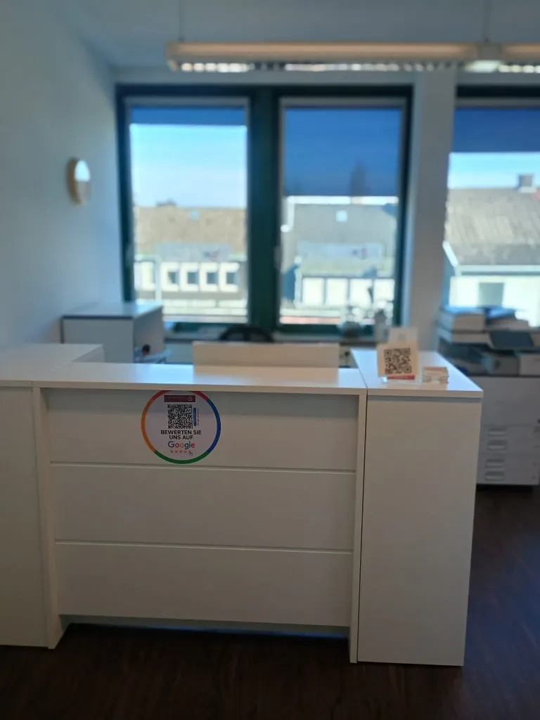 Nurse preparing patient for blood draw in clinic
