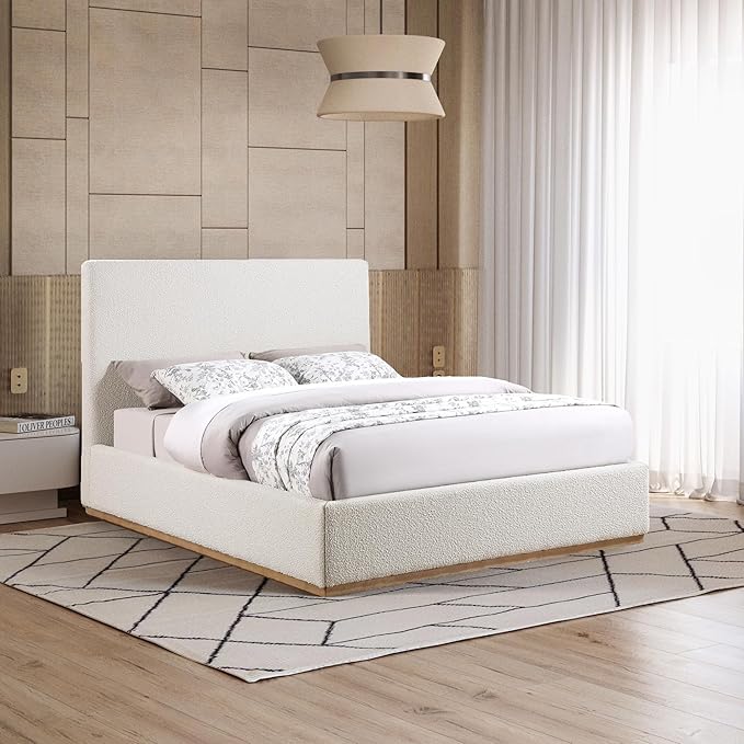 The monaco upholstered bed is a stylish addition that complements any interior design.