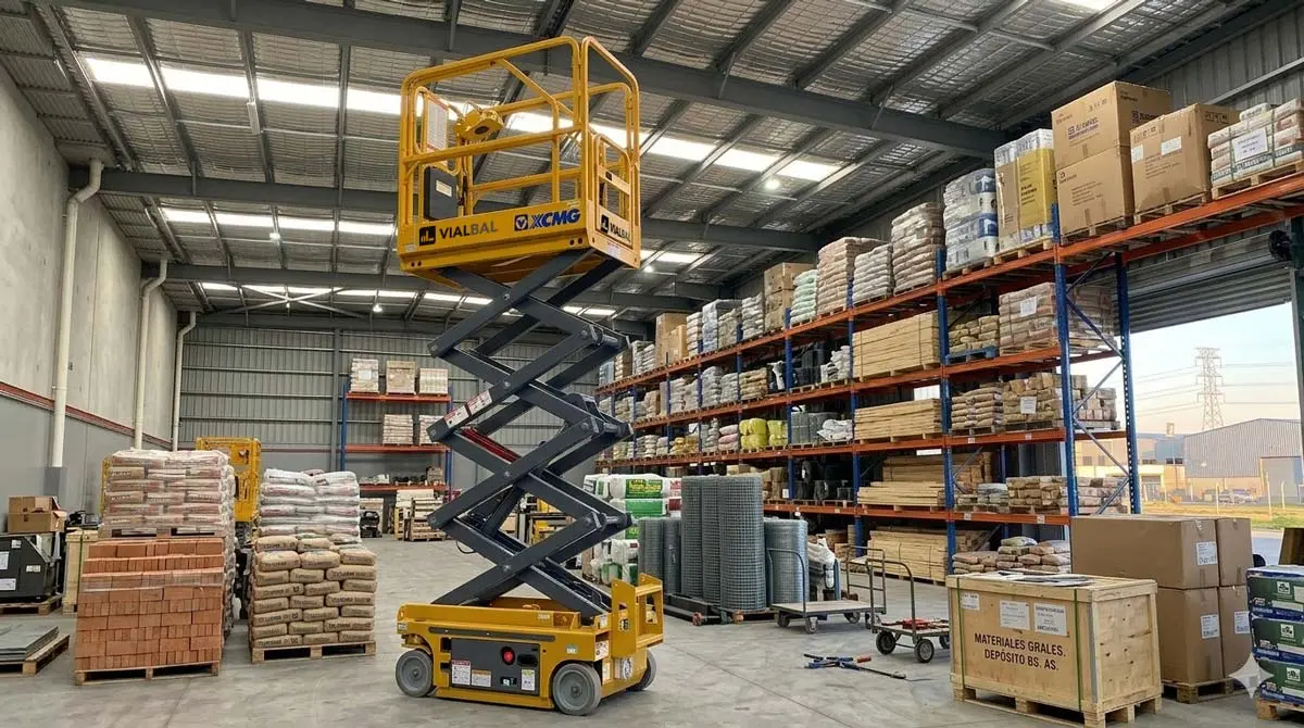 Plataforma tijera Vialbal de la marca XCMG