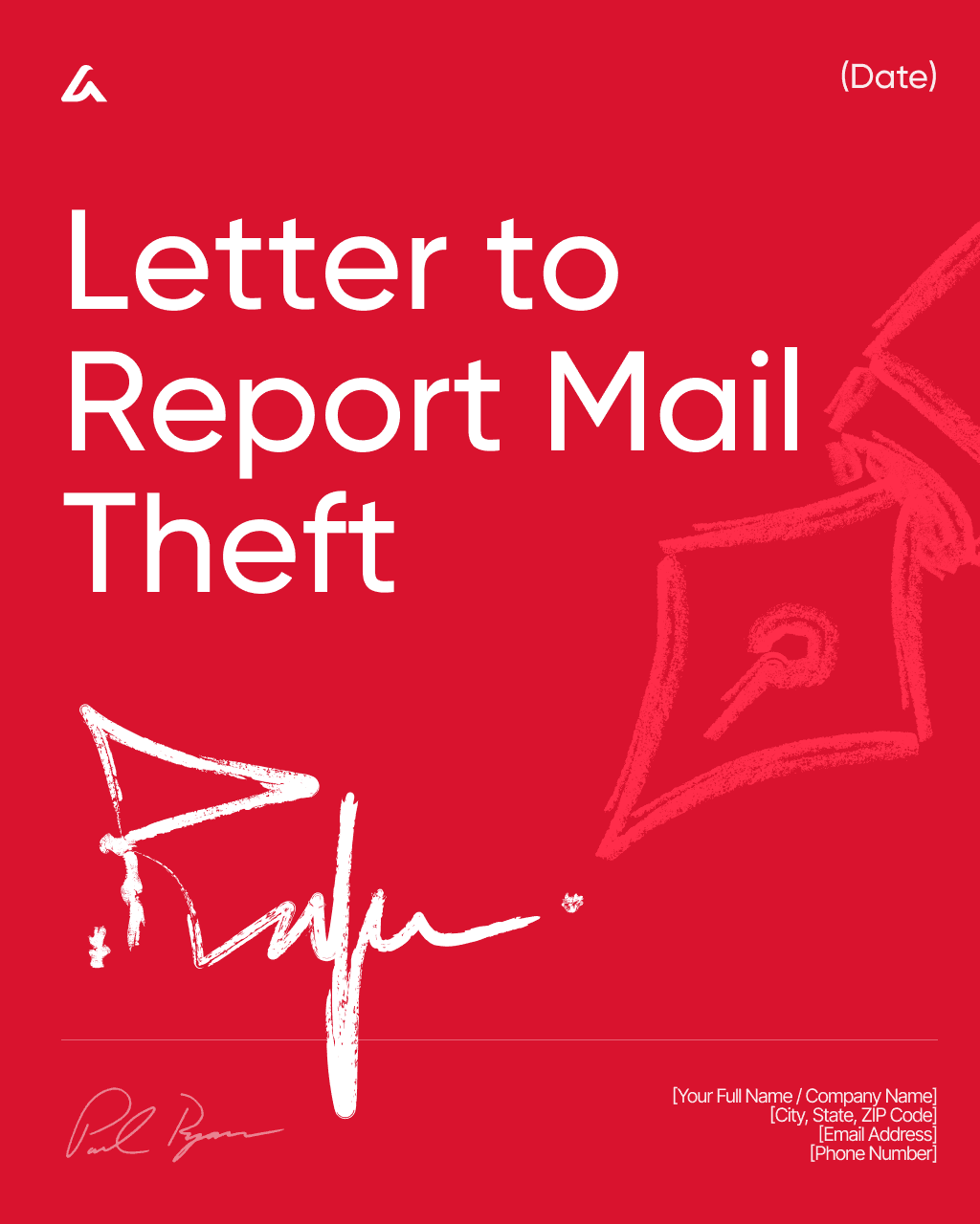 Letter to Report Mail Theft