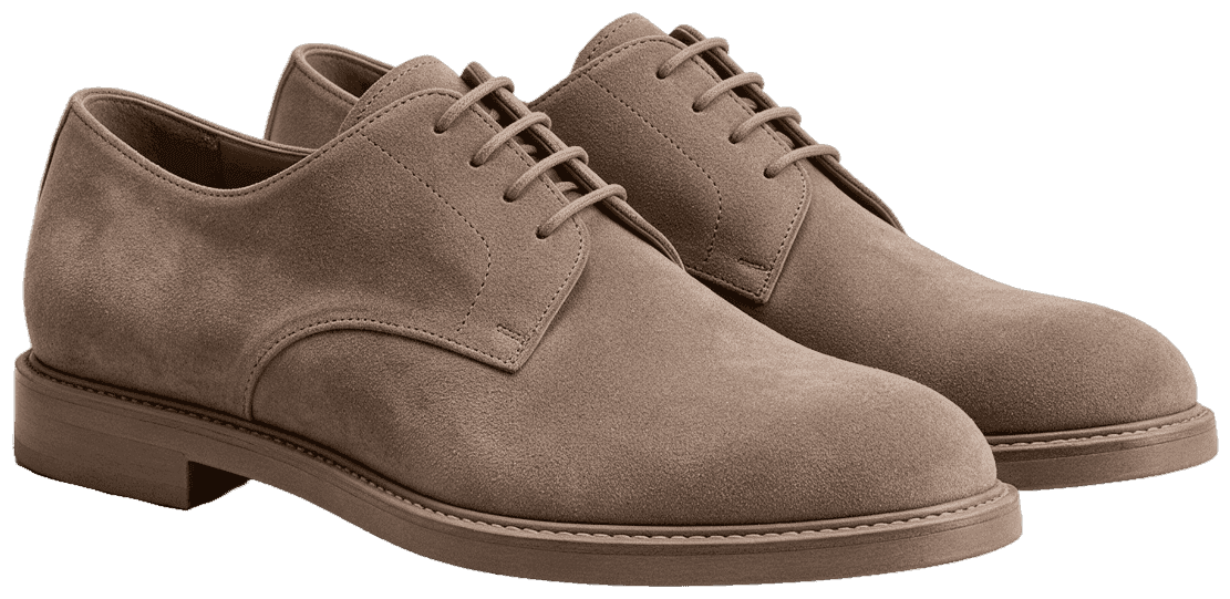 Suede derby