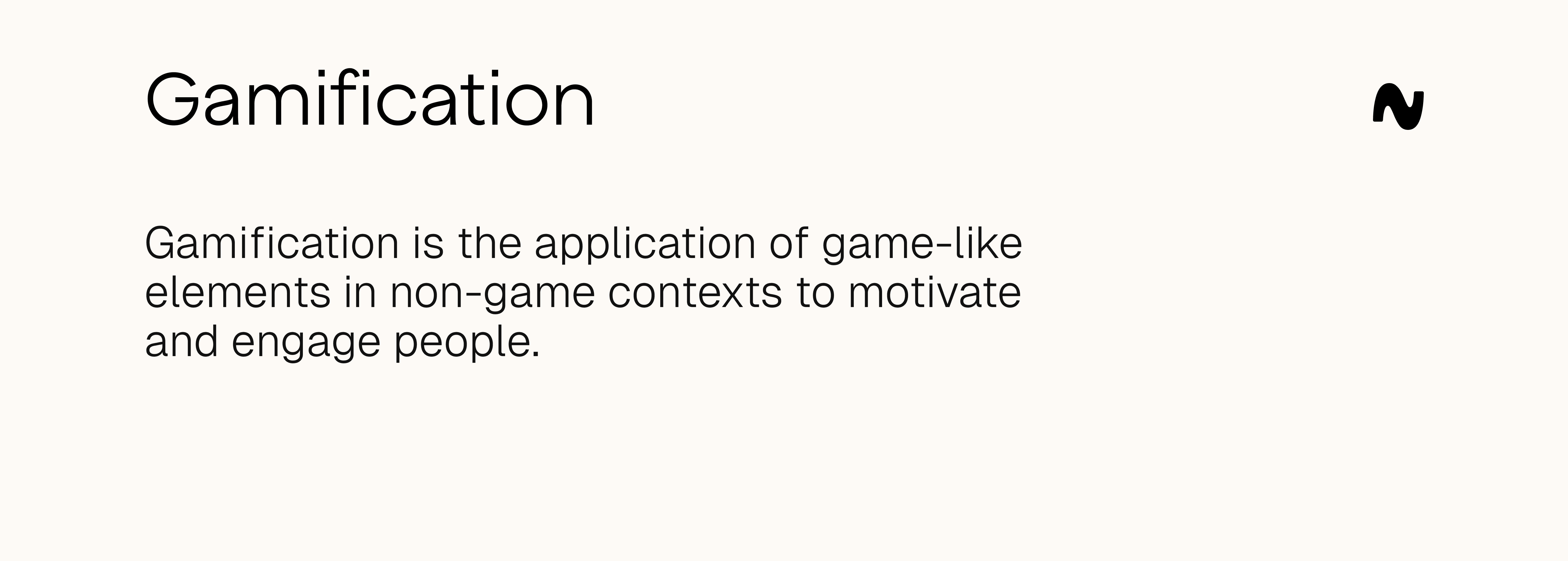 Gamification definition 