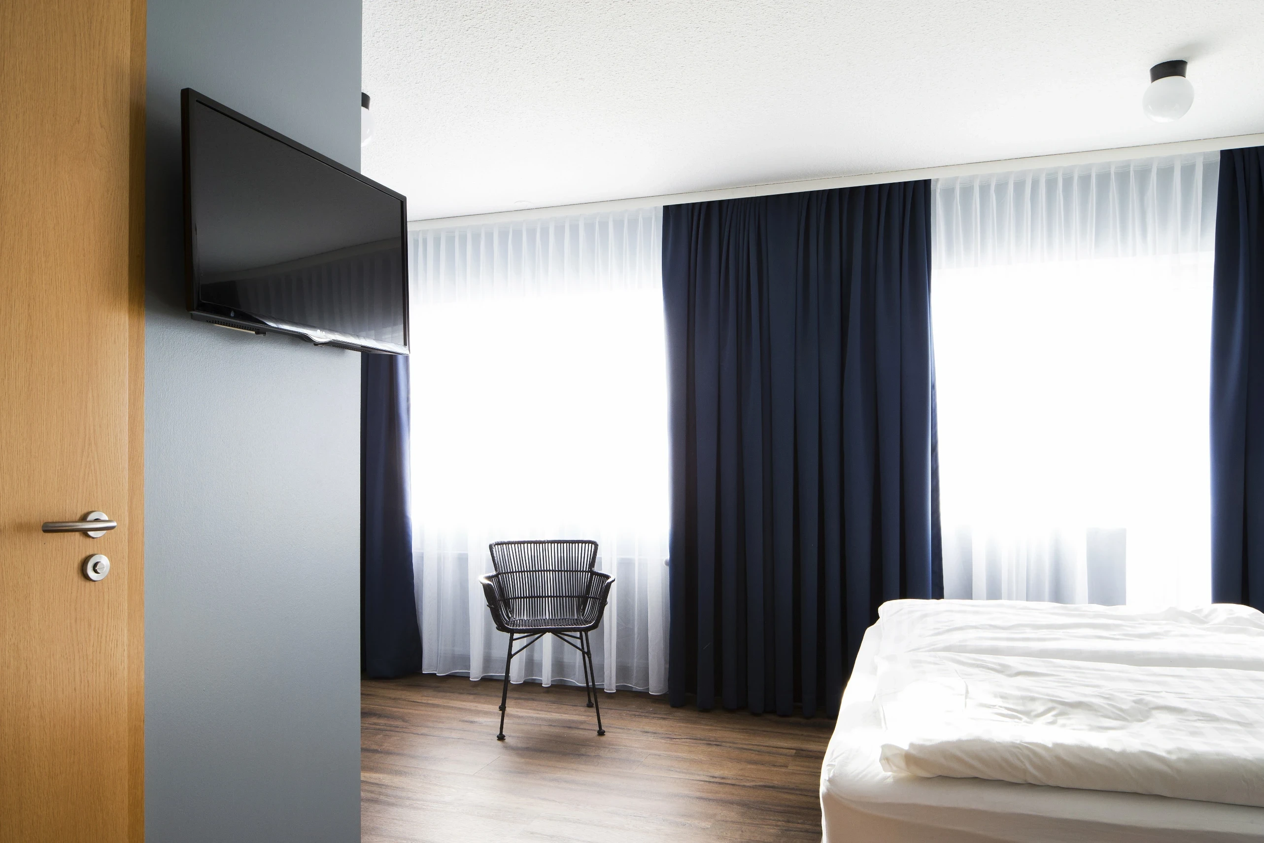 indoor view of nice simple cozy room