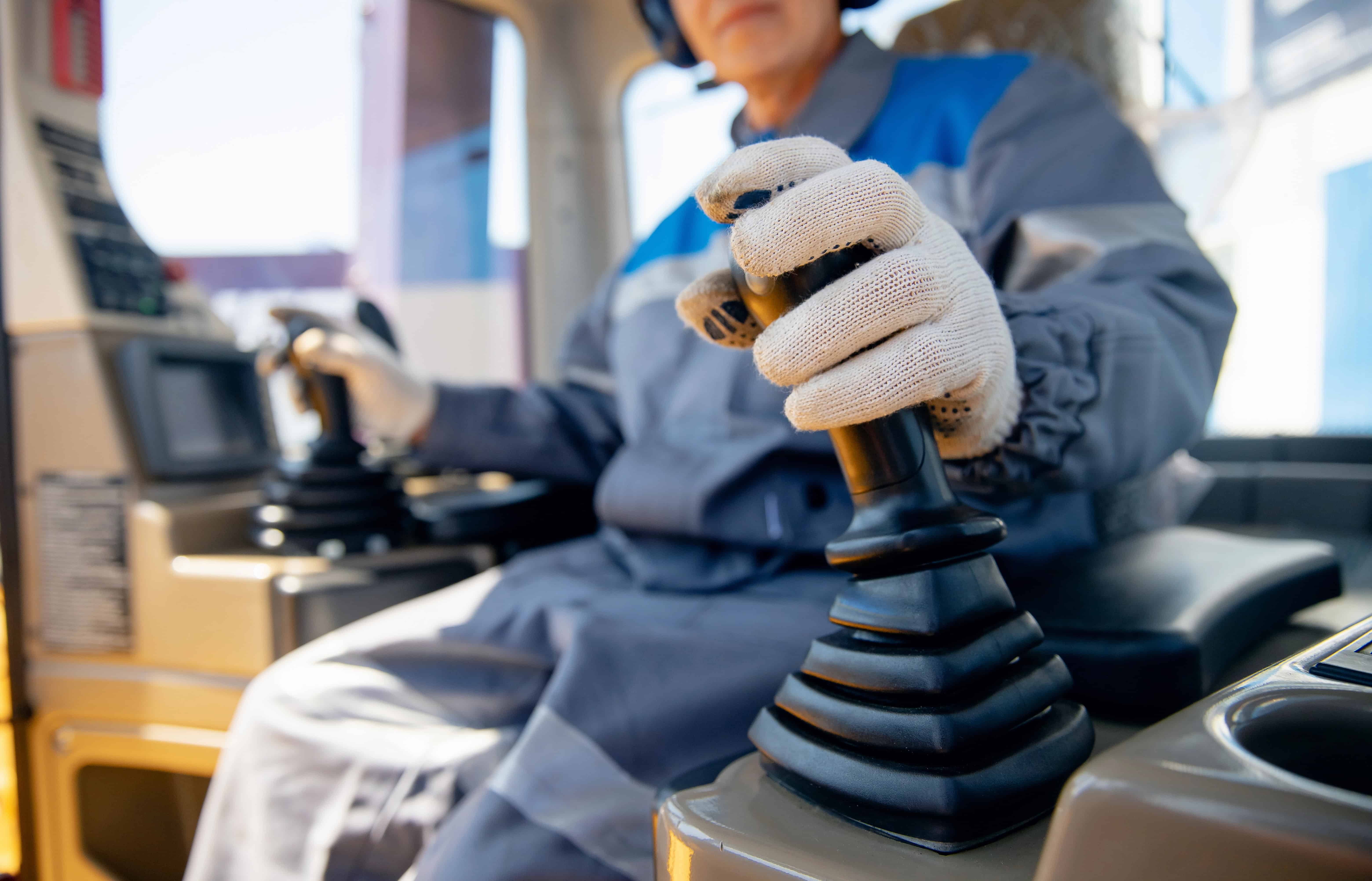 Fatigued mobile plant operator at a mine site