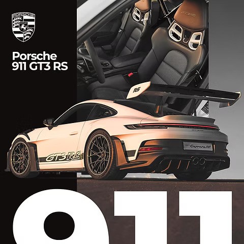 Porsche automotive brand campaign and visual design