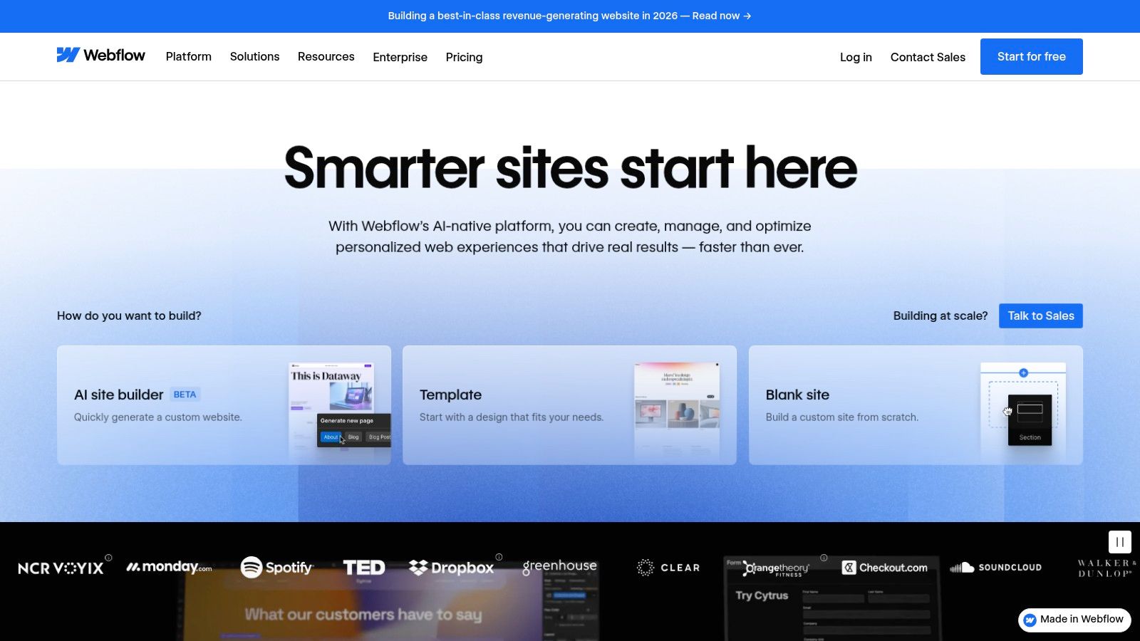 Webflow (Templates & Showcase / Cloneables)