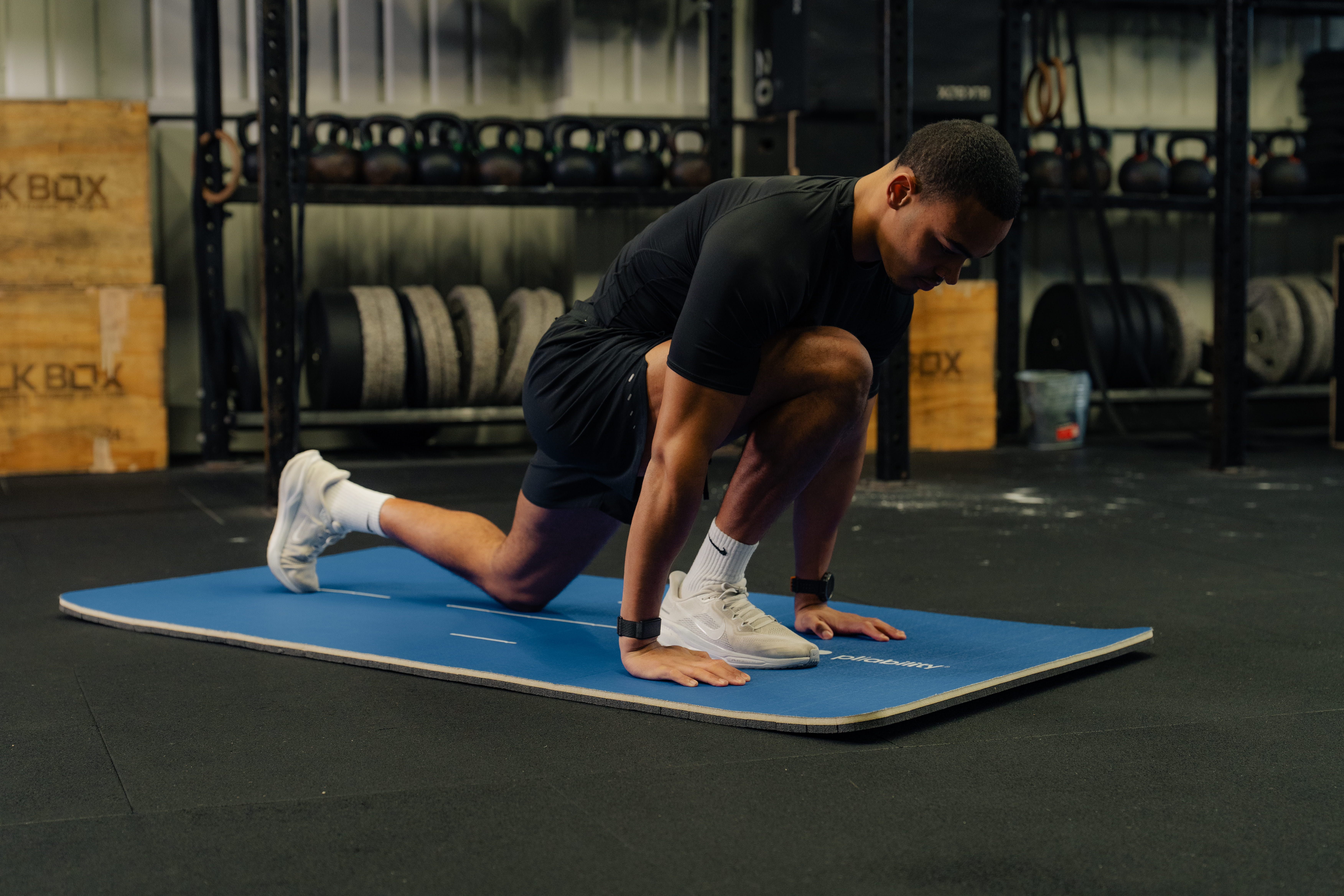 person working out - Hip Stiffness Exercises