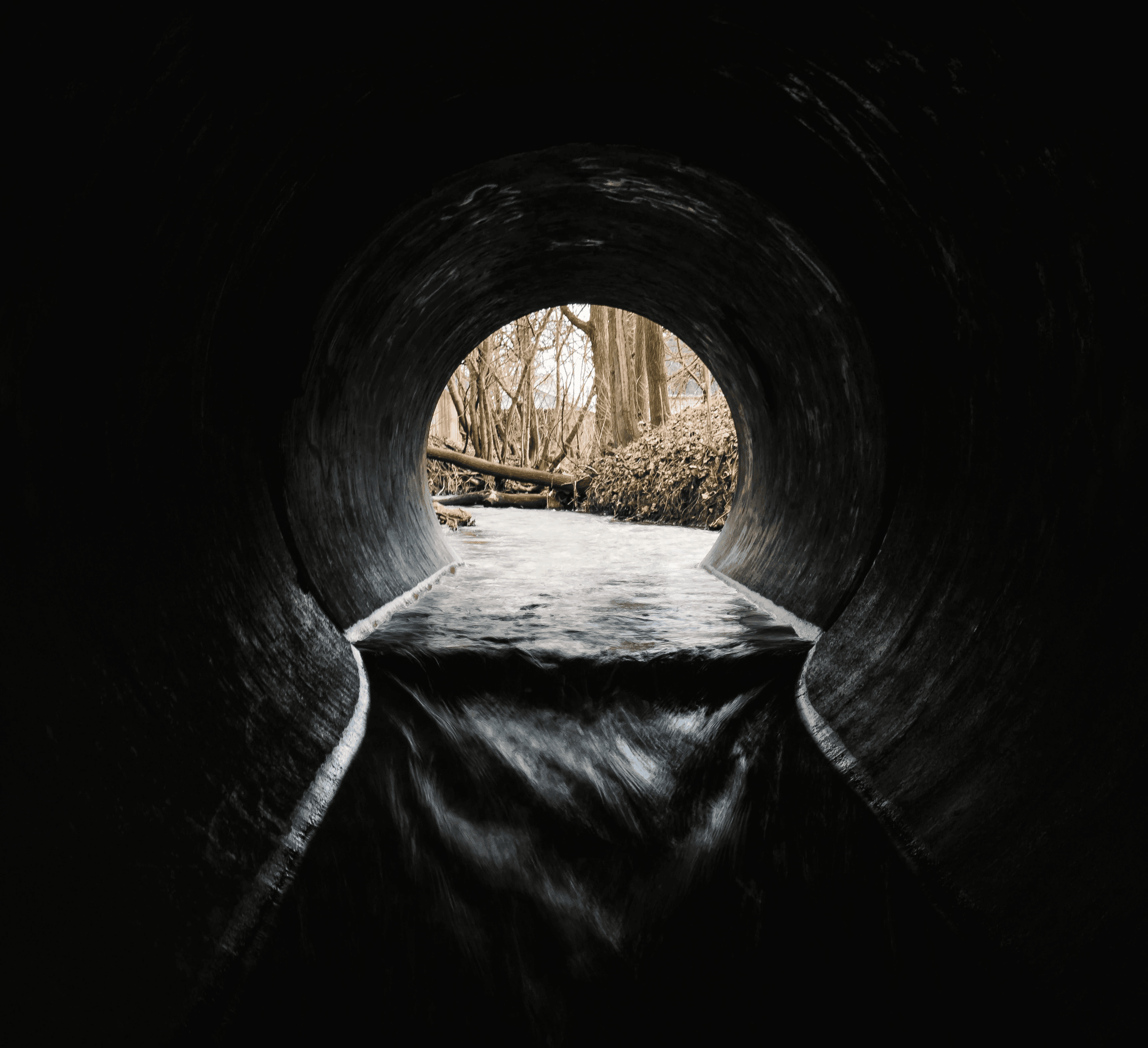 tunnel with tunnel during daytime