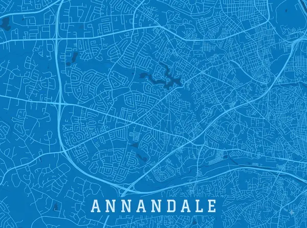 Annandale Virginia Map