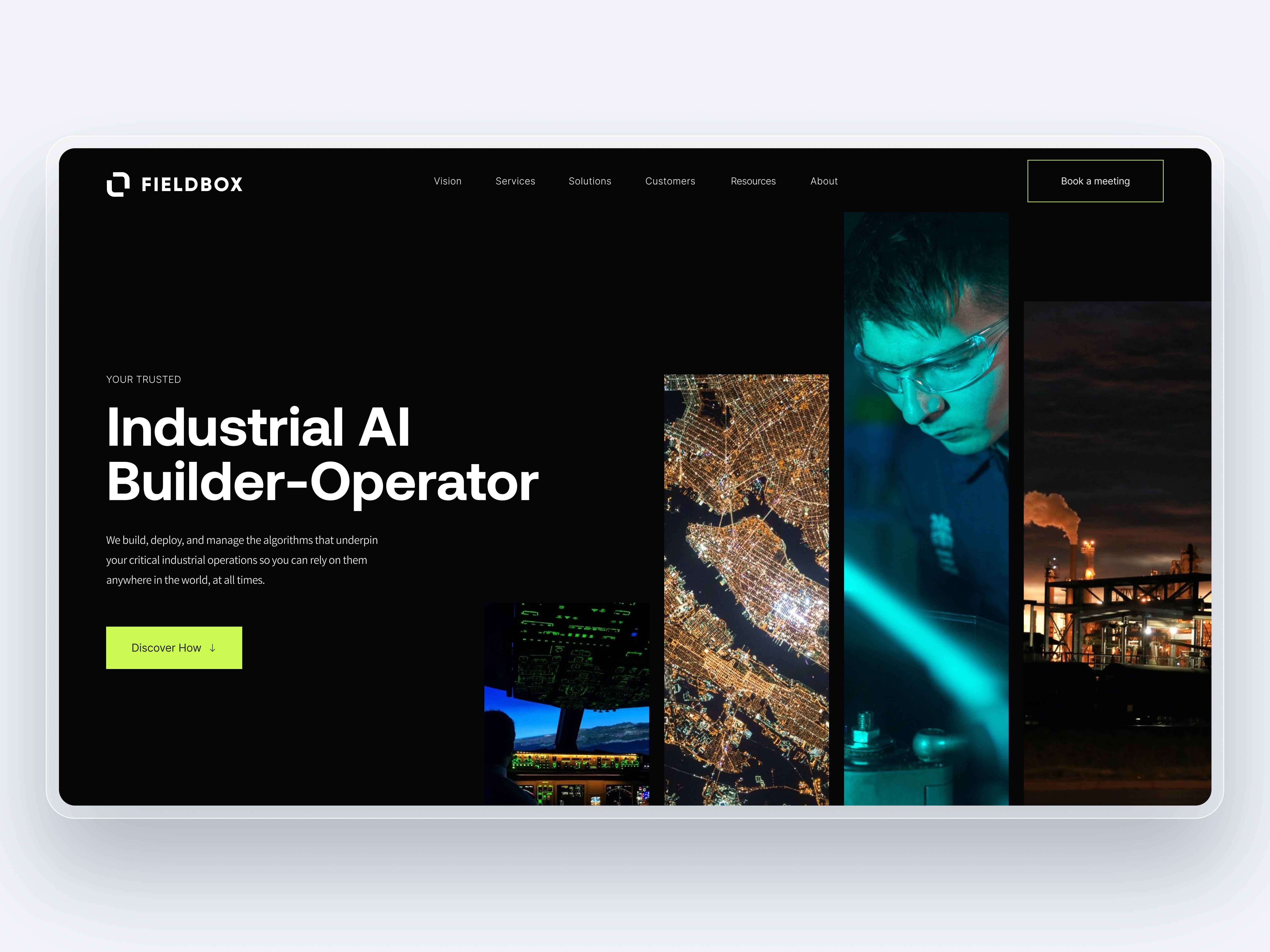 Fieldbox Branding Web page
