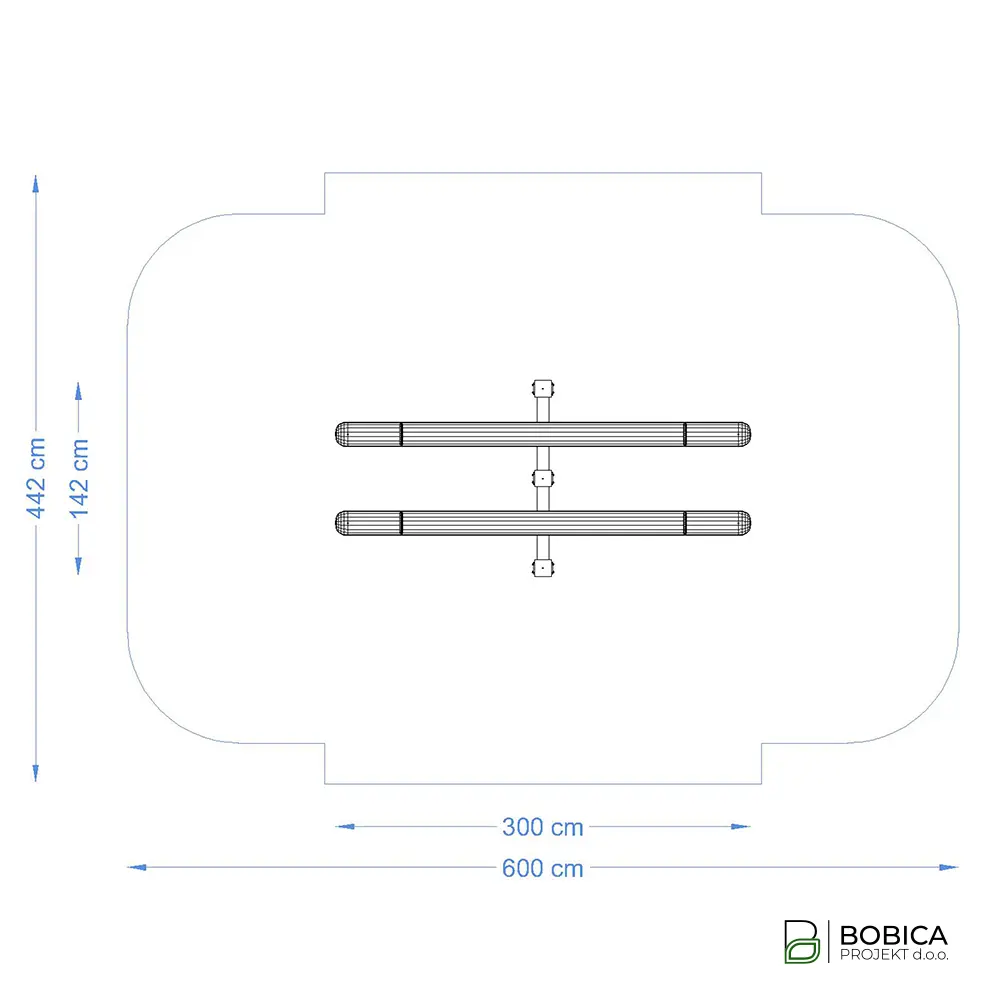 Robinia dupla klackalica "RobiniaDuo"