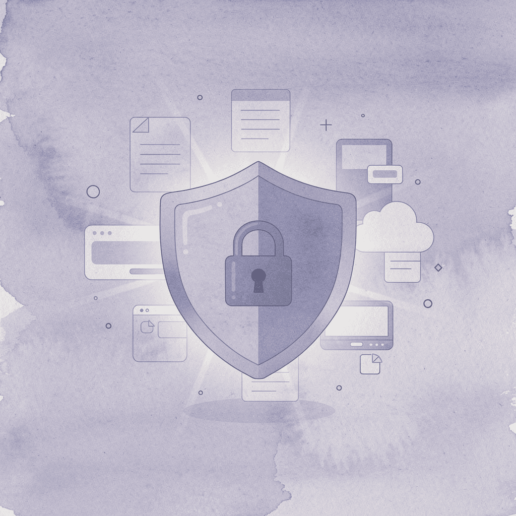 Shield scene representing protection from compliance gaps during business closure