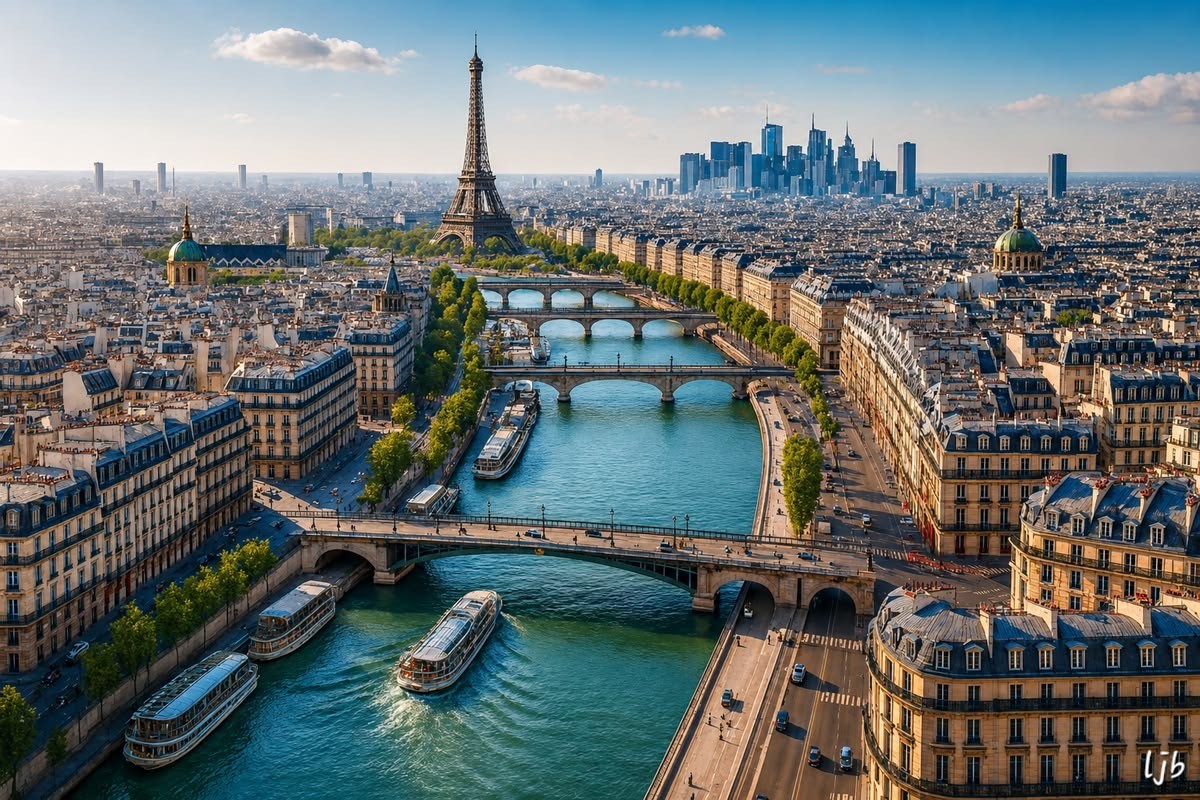 Europe destination travel scene