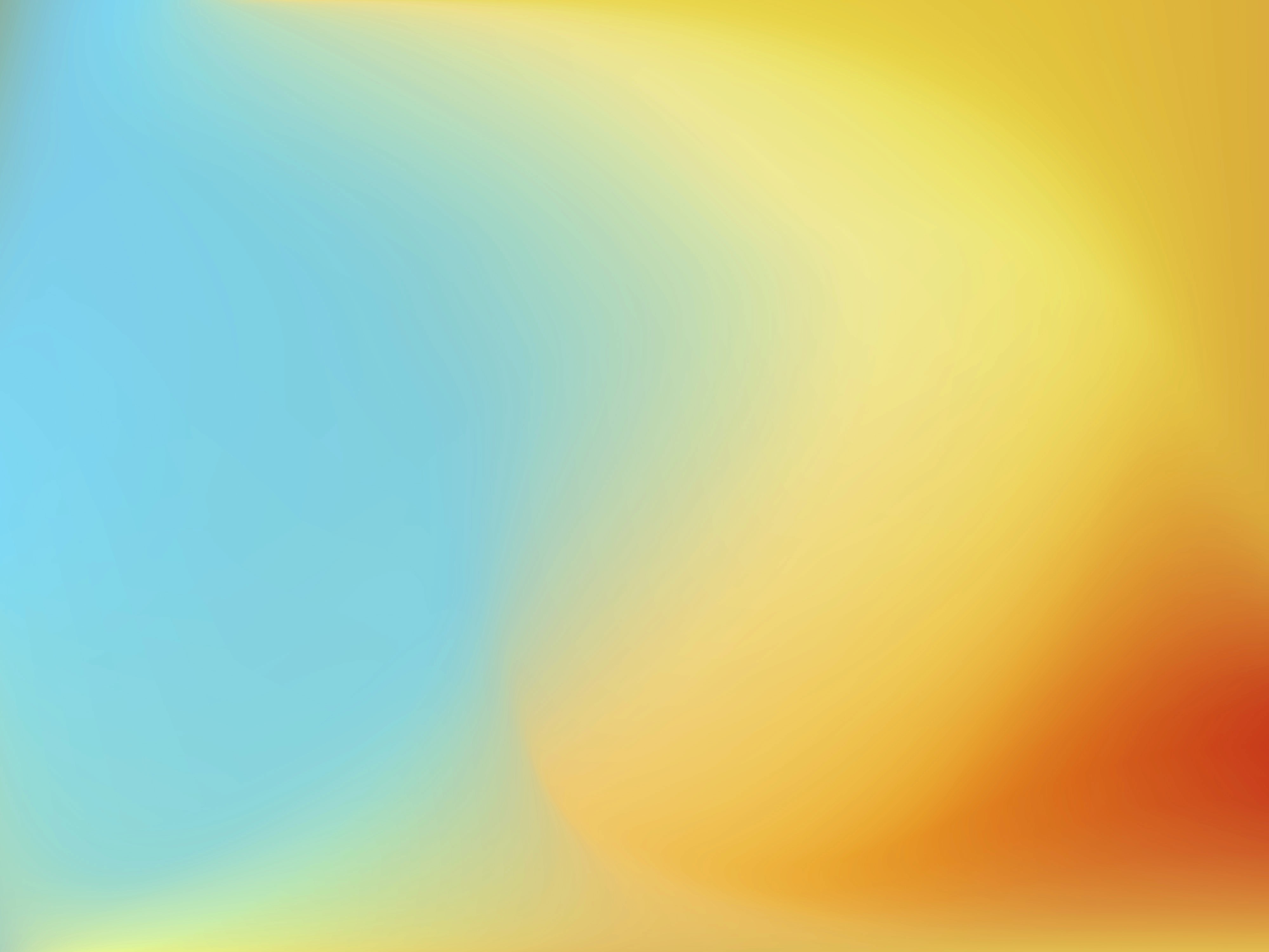 Blue, Yellow and Orange Gradient
