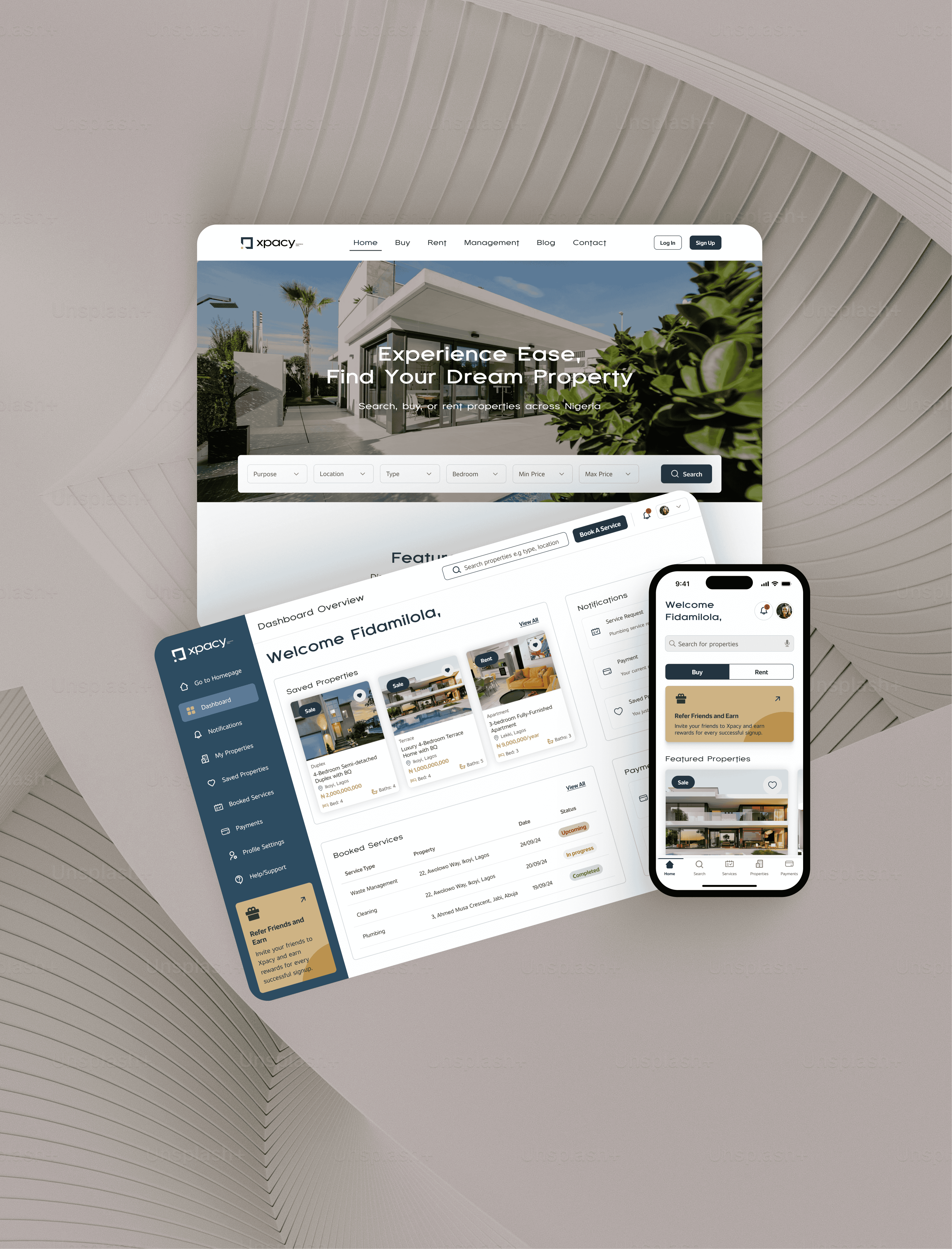 Xpacy- real estate platform