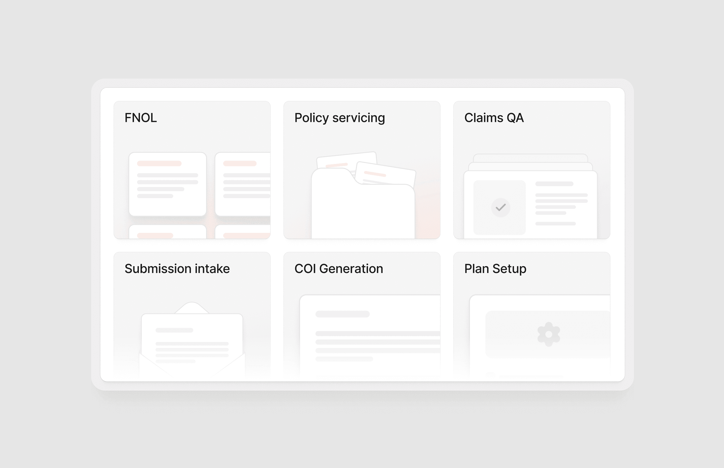 Policy servicing use cases