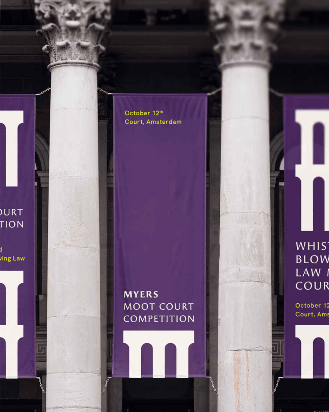 Banners with MMCC visual identity