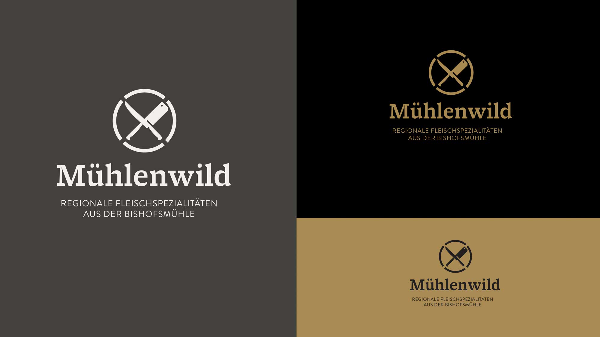 Logoentwicklung für Mühlenwild – natürliche Formsprache für Wildprodukte