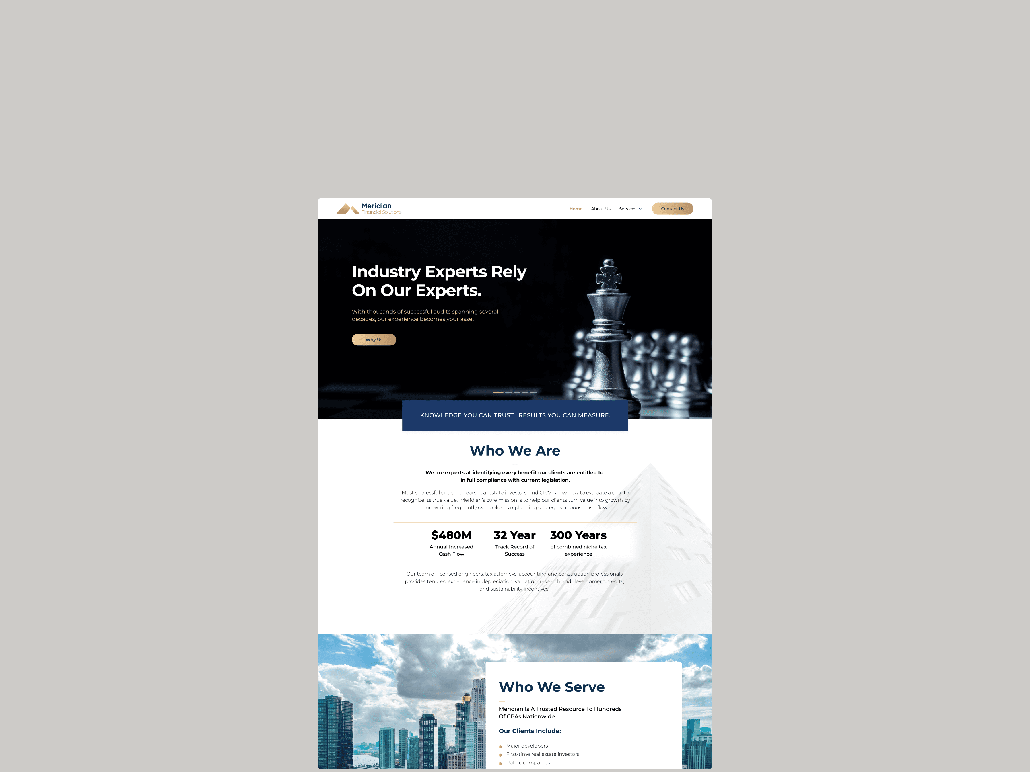 A mockup of a Macbook with the header of the website