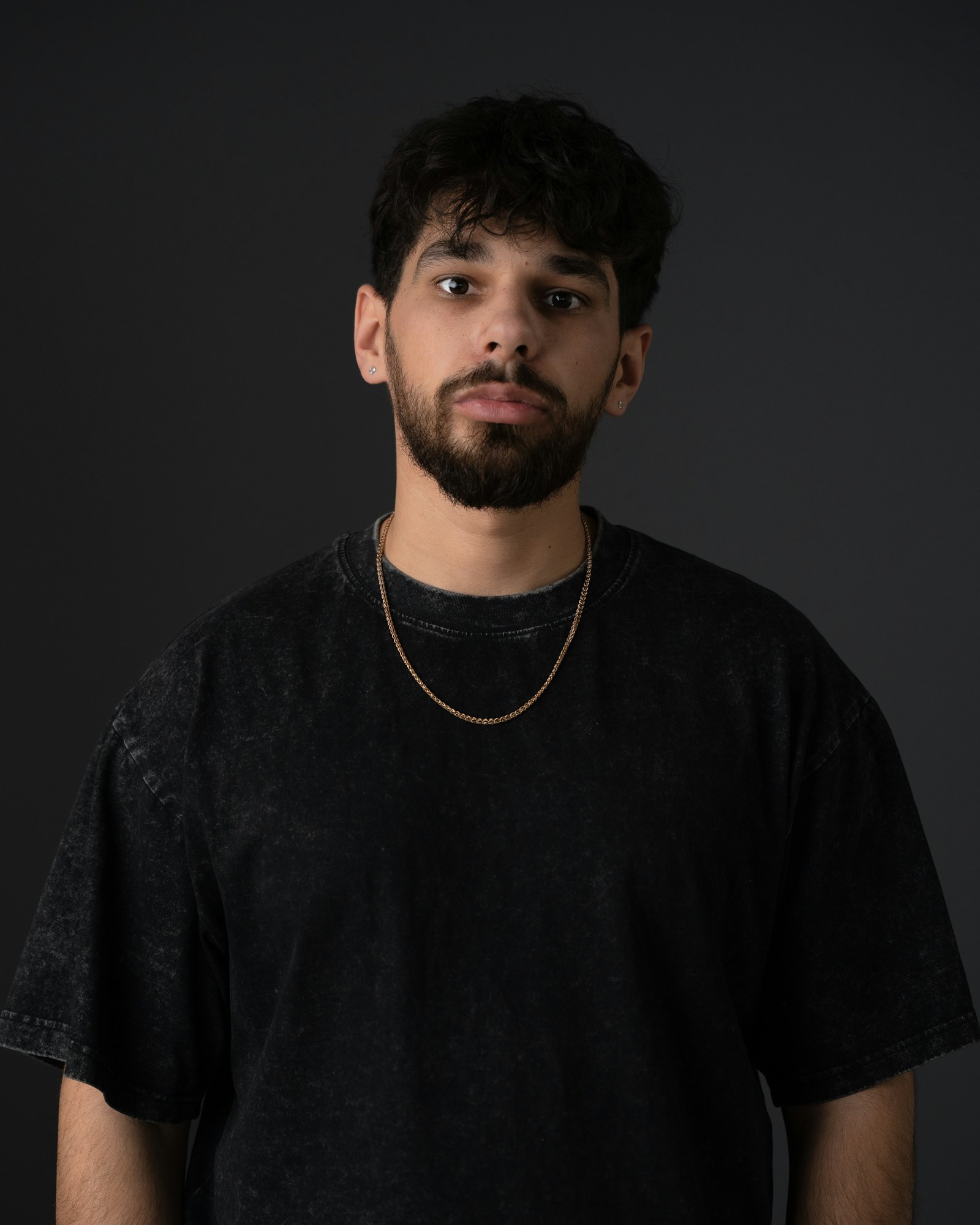 Oversized black T-shirt