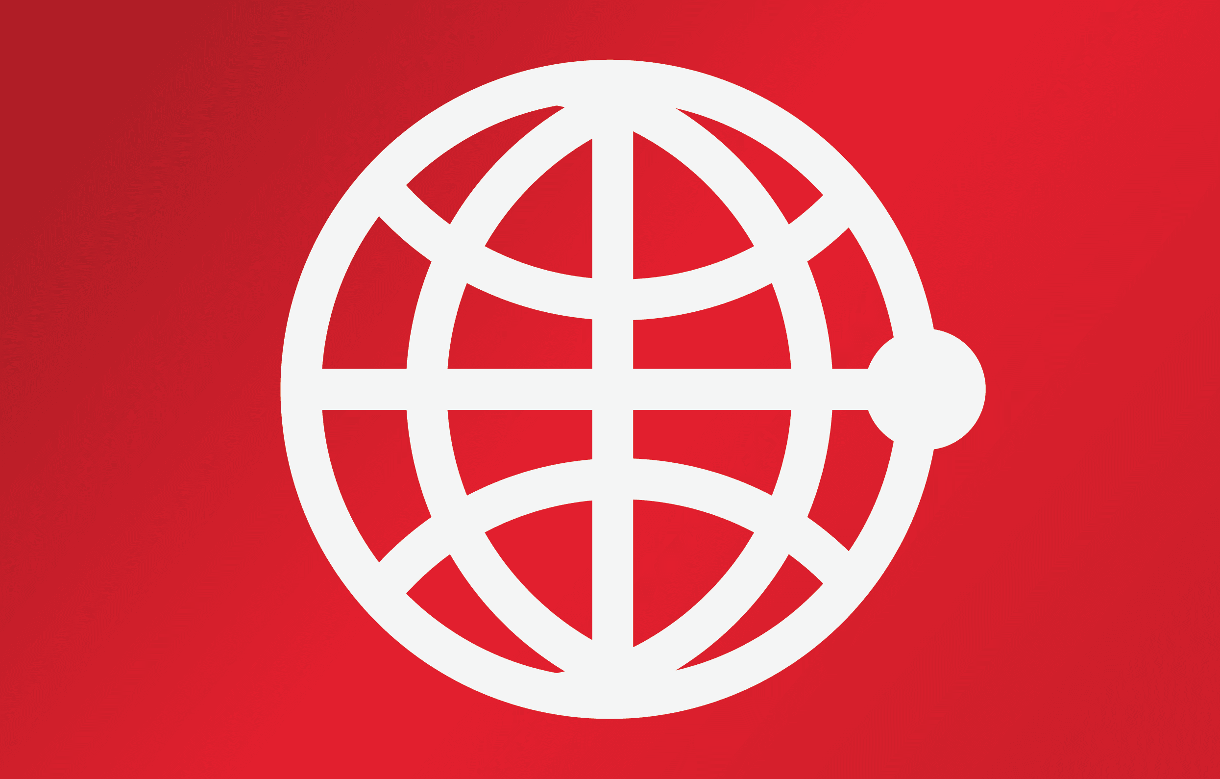 Circle Digital Media icon on red background