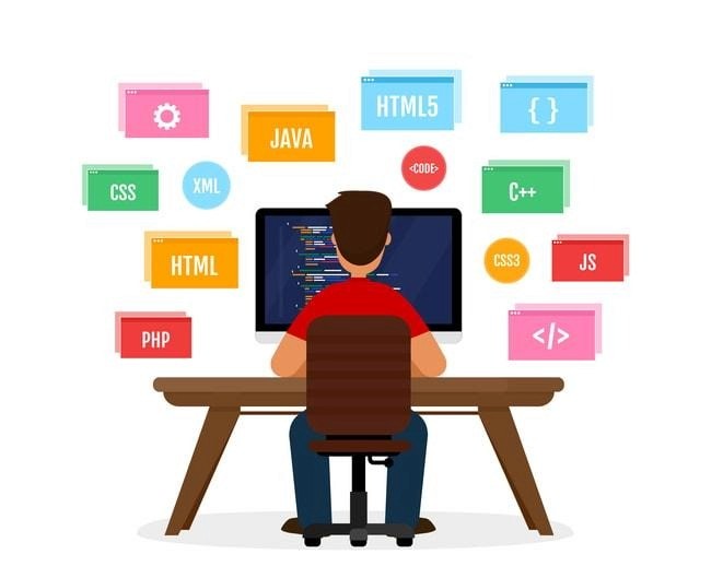 A visual representation of the 10 most popular programming languages to learn in 2025.