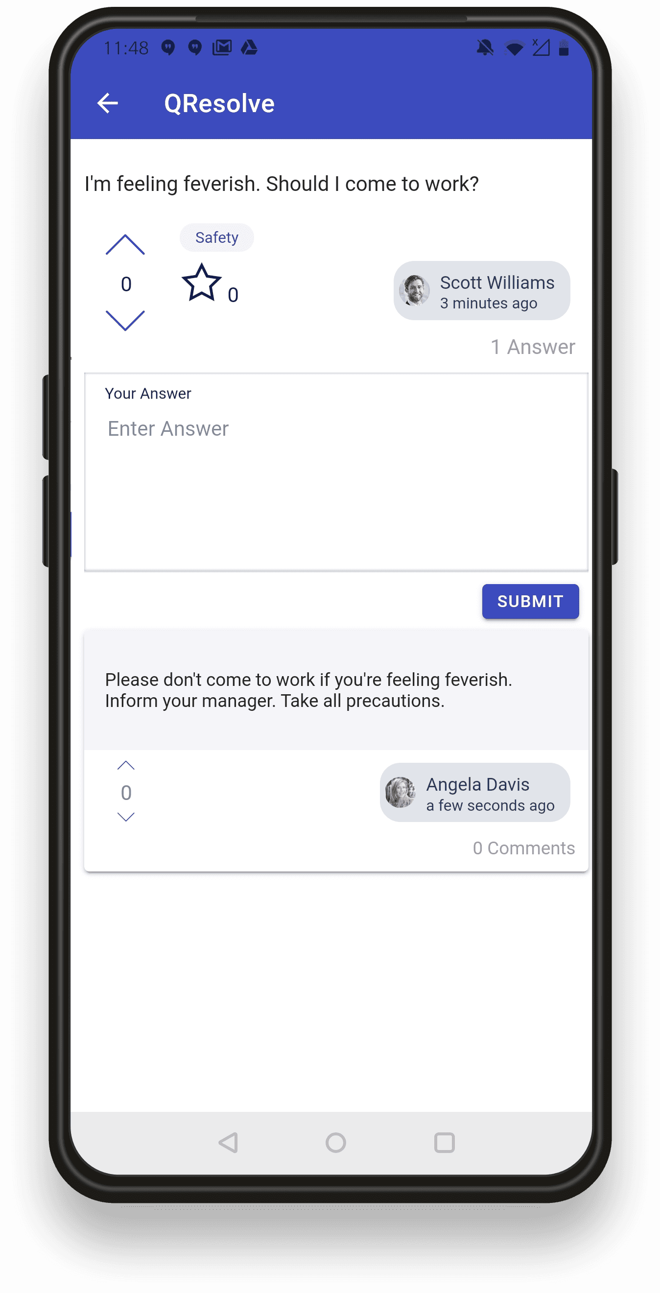 Channel for your Staff to Ask Questions Safely and Anonymously