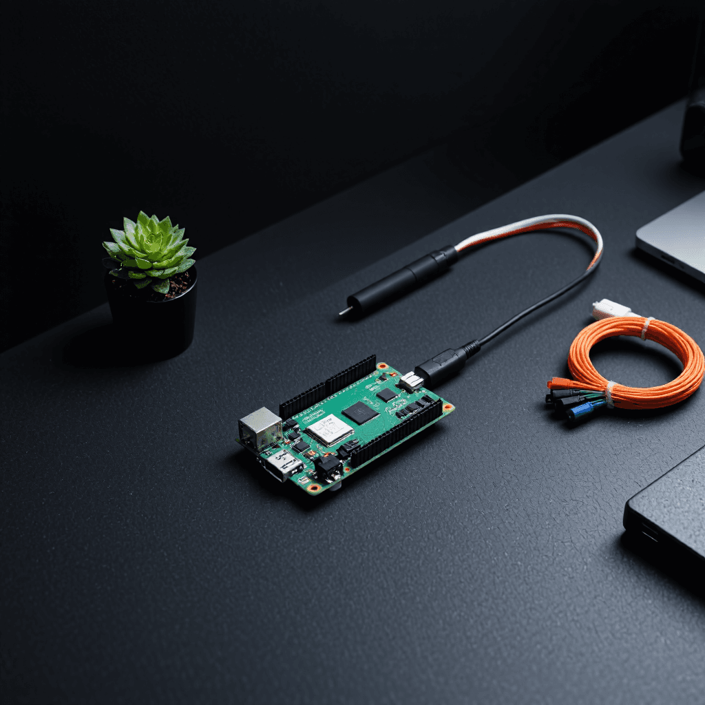 product photography of circuit board