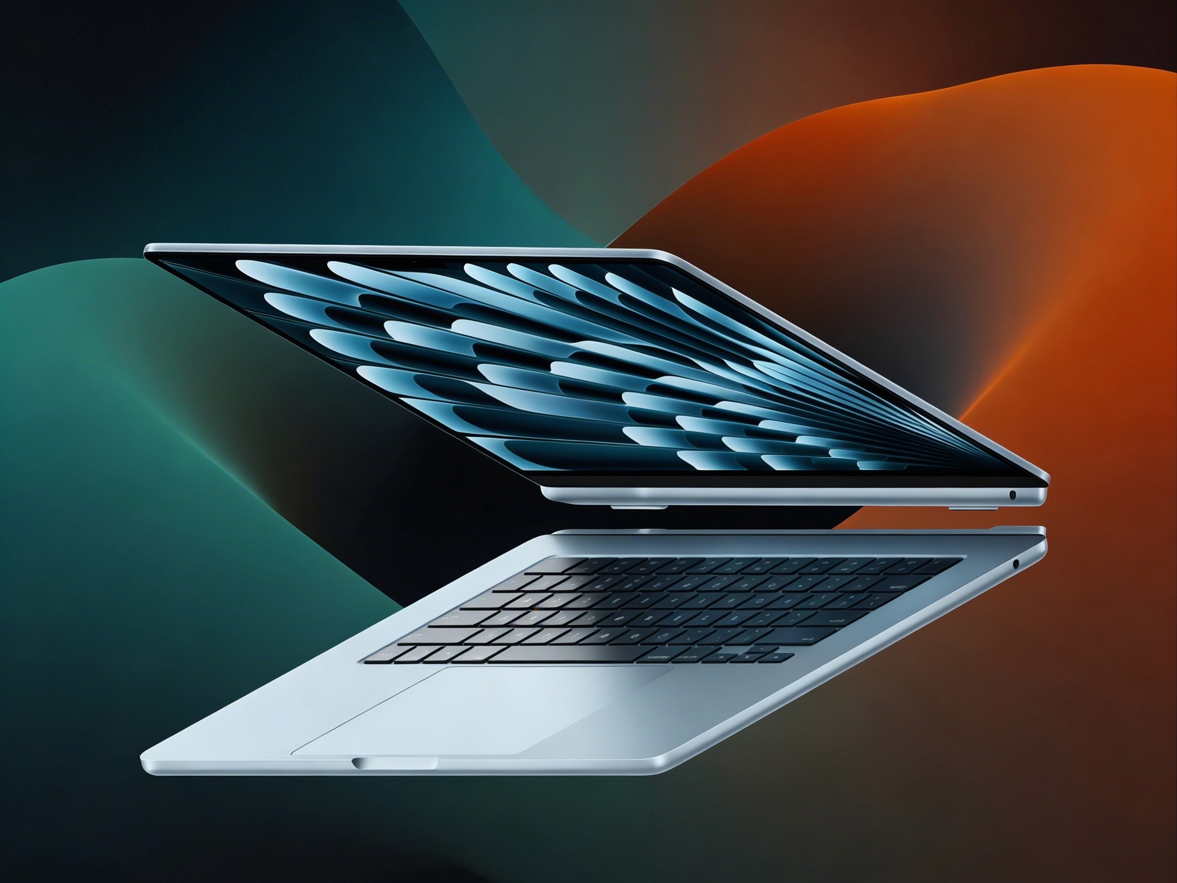 a close up of a macbook pro keyboard