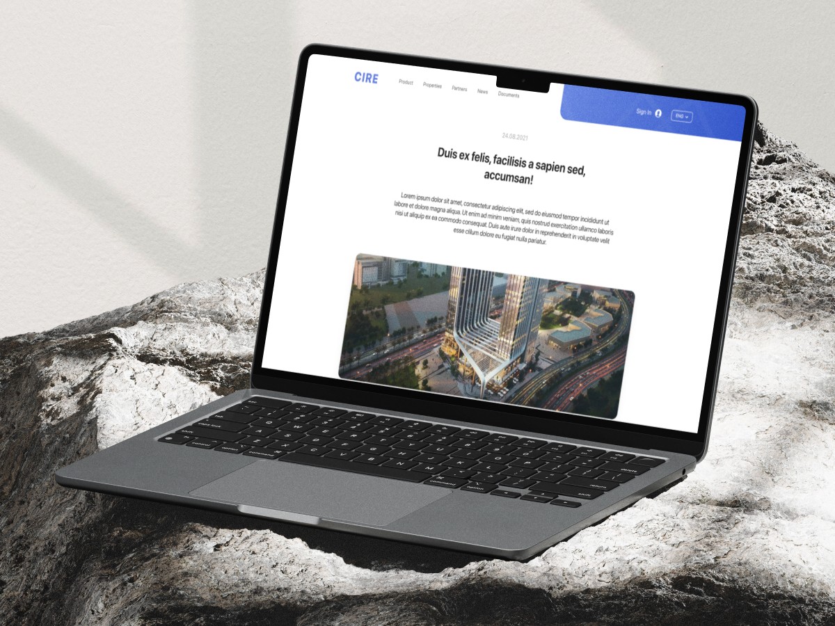 An example of the Work&Go website interface, developed by Codeska