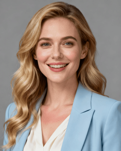 Smiling man with glasses and beard. Studio portrait.