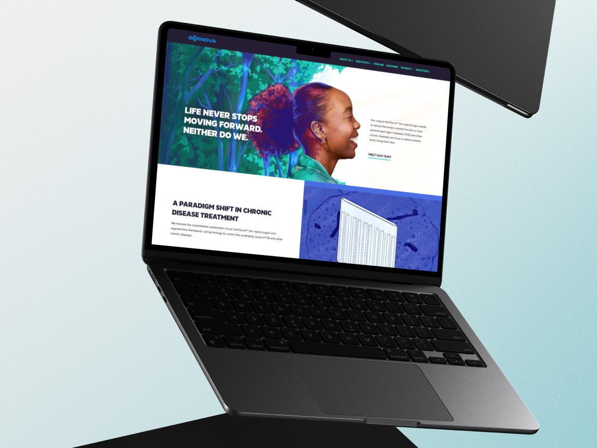 Responsive fintech website design for financial consulting services across devices