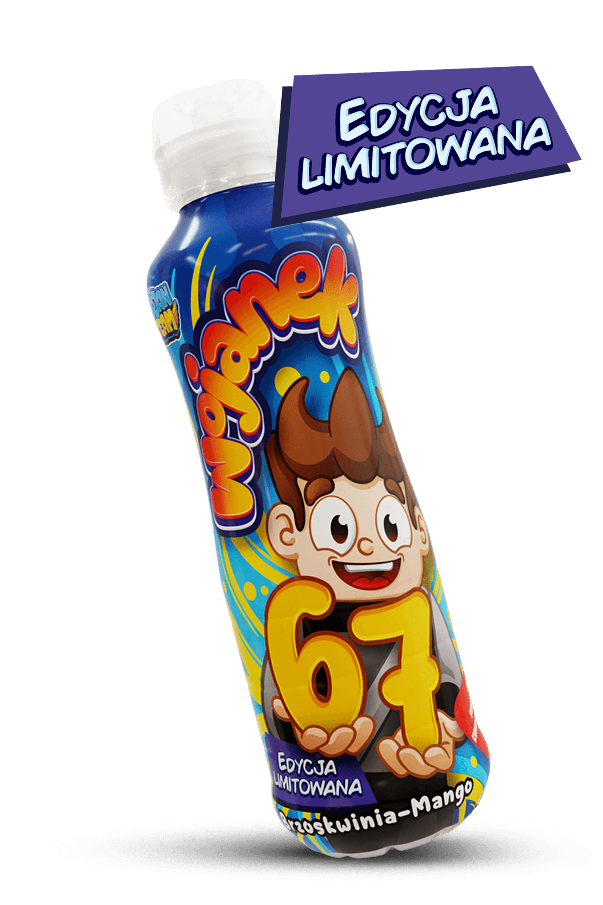 Wojanek – napój owocowy brzoskwinia i pomarańcza w butelce