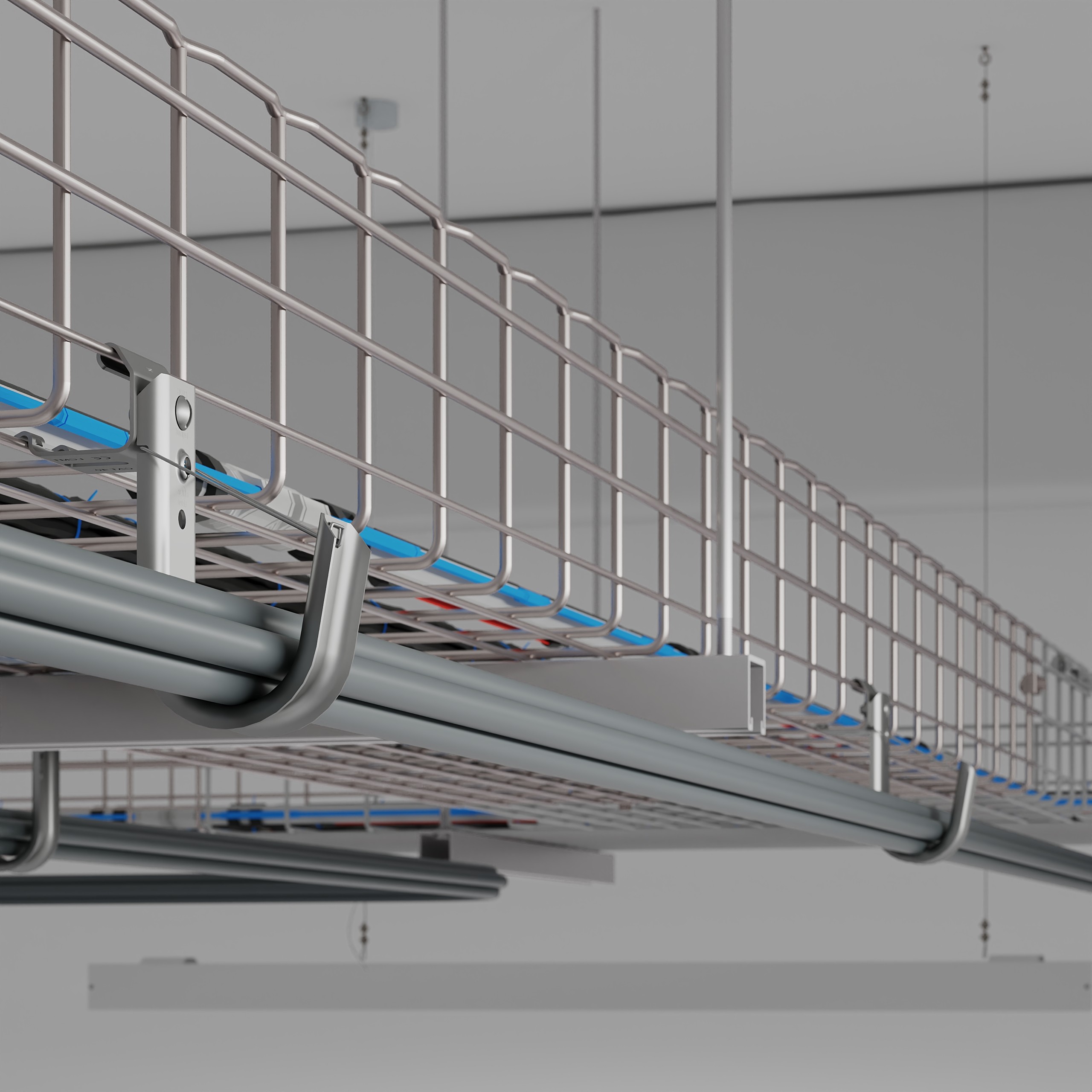Legrand Cablofil brackets and hardware for overhead and wall mounted cable tray installations in British Columbia