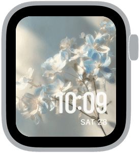 porcelain spring Apple Watch face preview 1 featuring easter and spring.