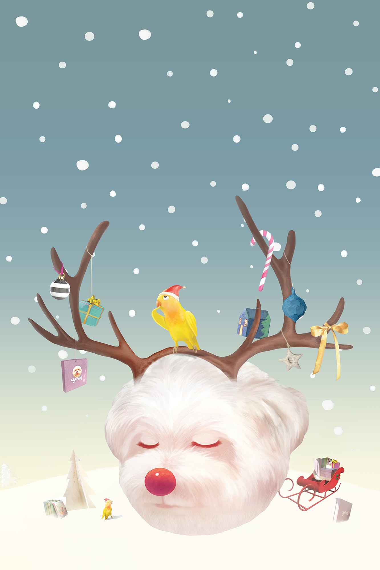 Smile Pup Reindeer.Jpg