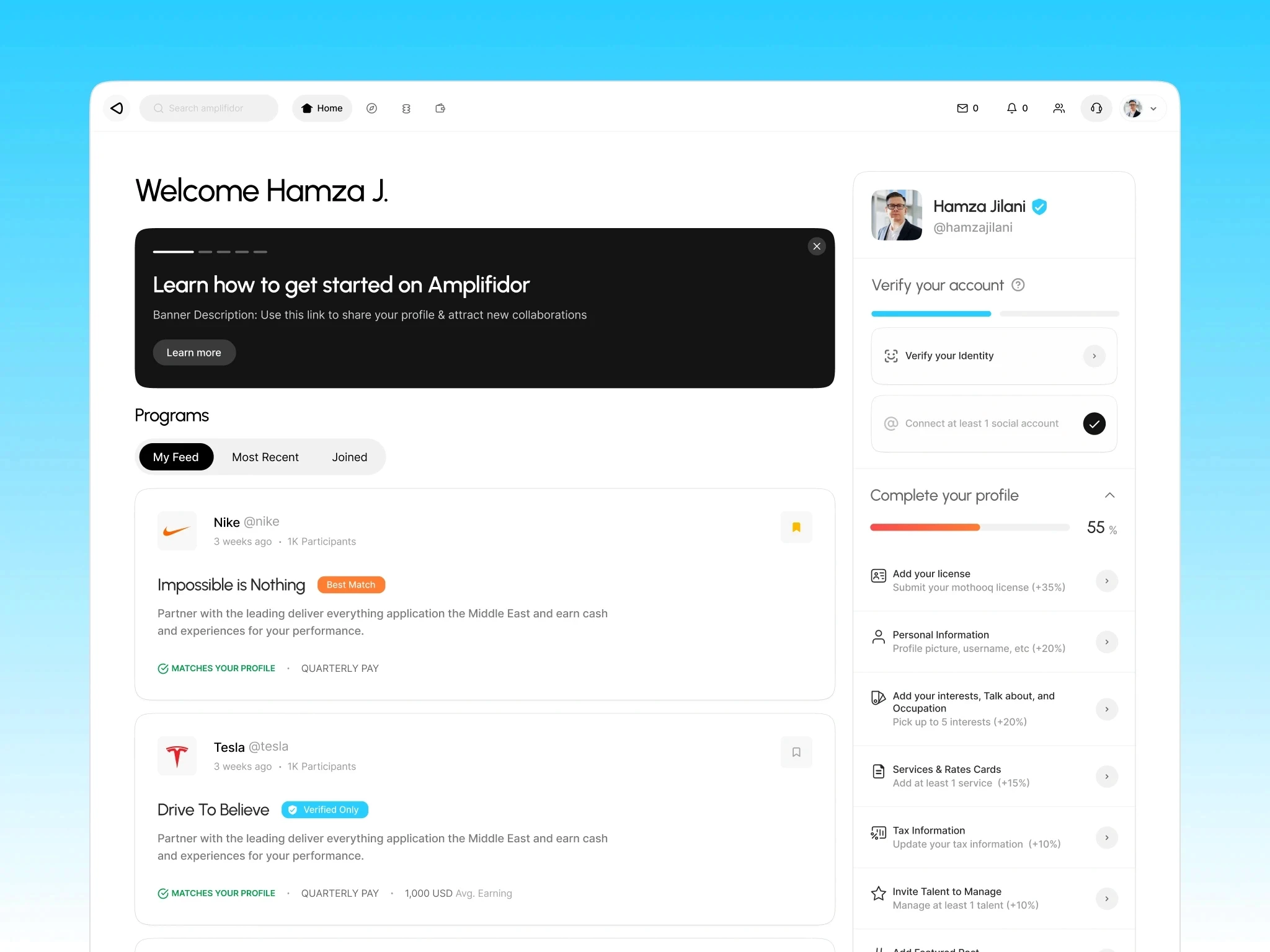 Amplifidor — Design Pillars 2 Section visual 1