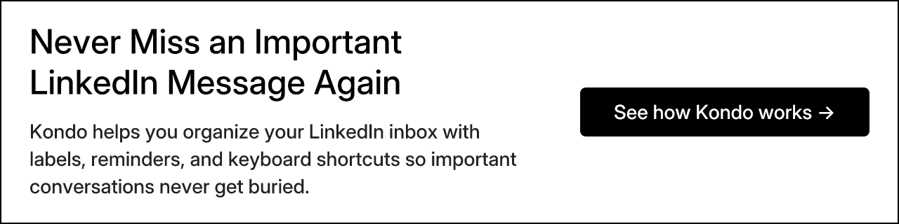 Never Miss an Important LinkedIn Message Again