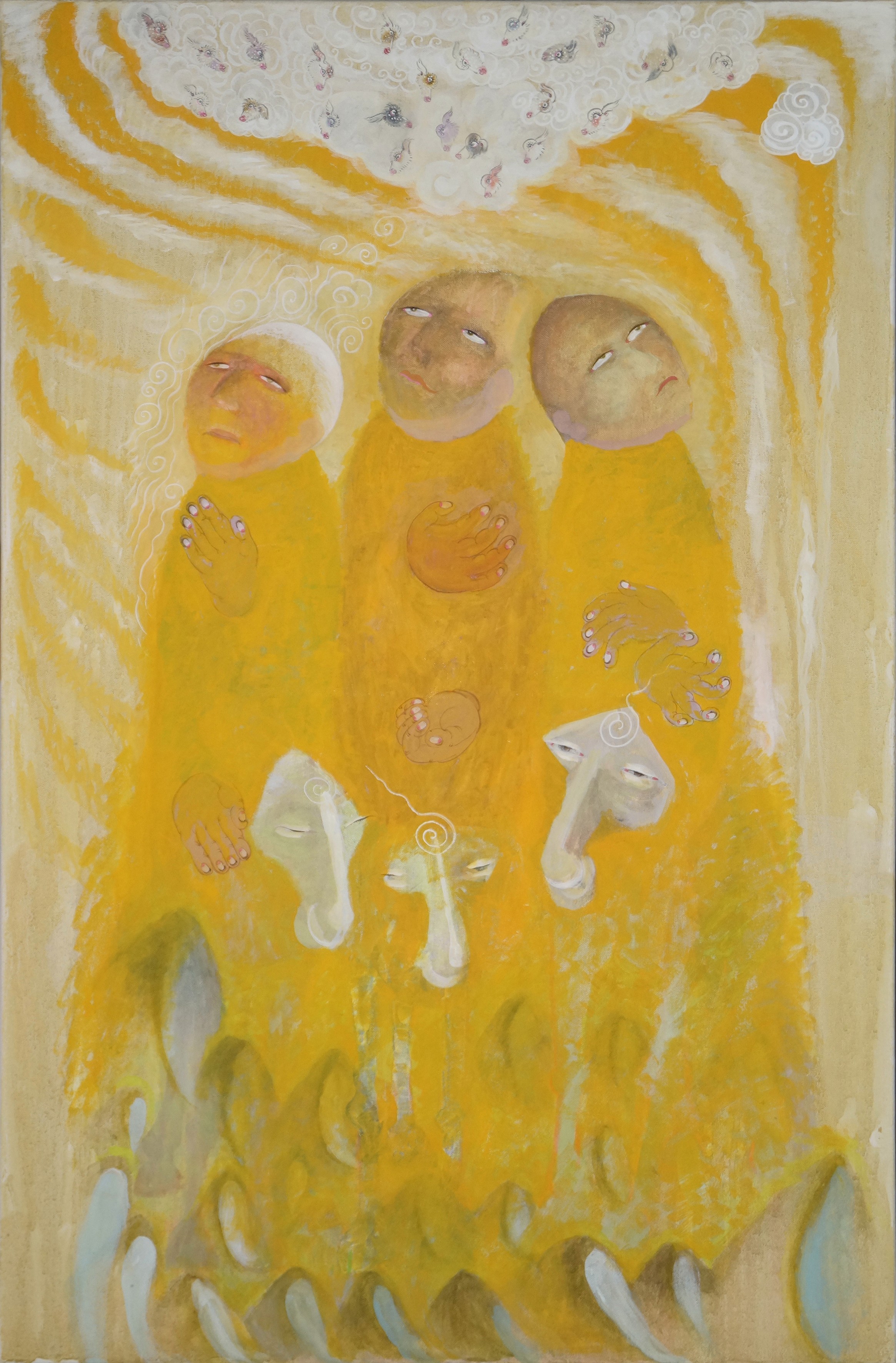 Fertility | acryl op canvas | 154x154cm | 2022