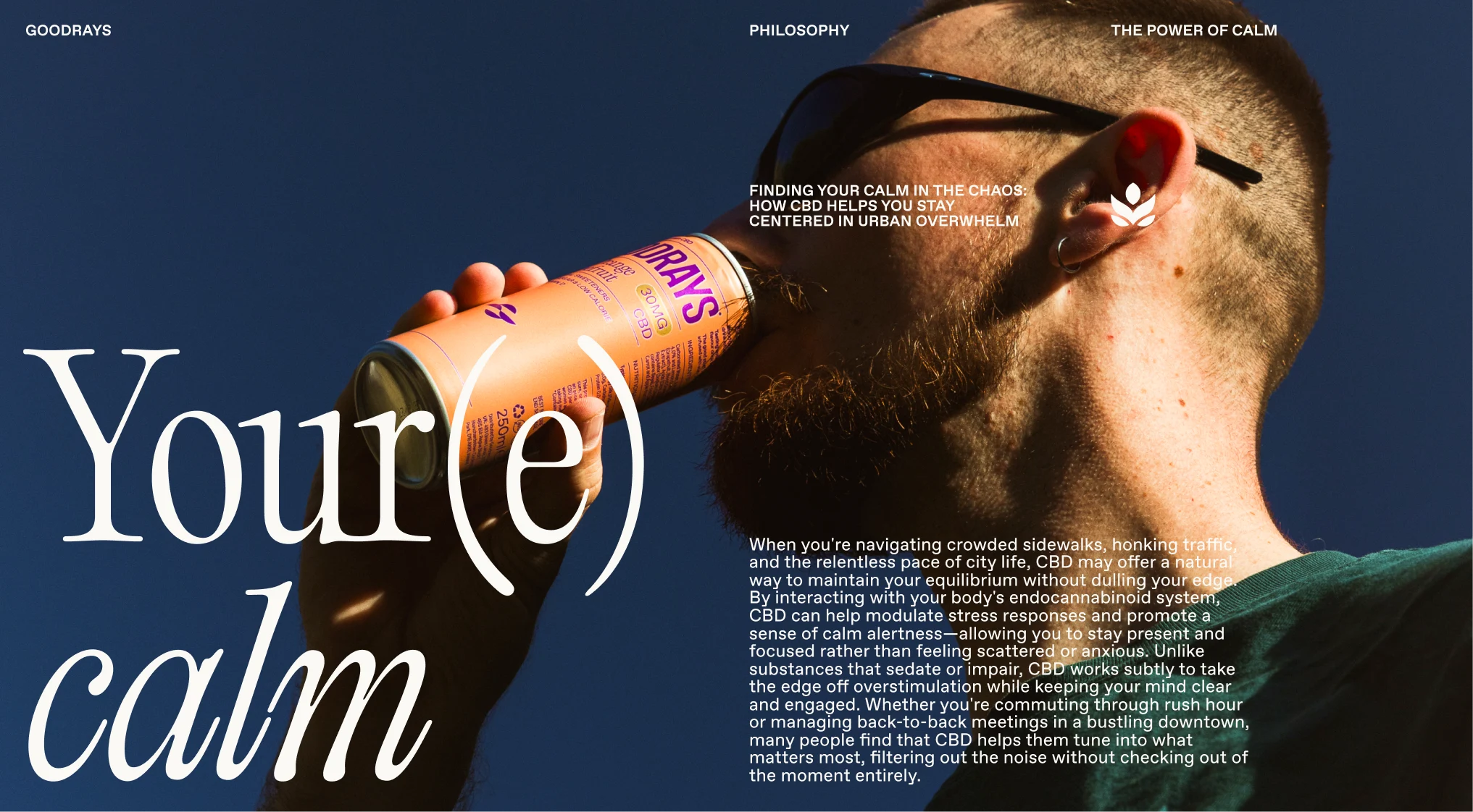 Man wearing VR glasses