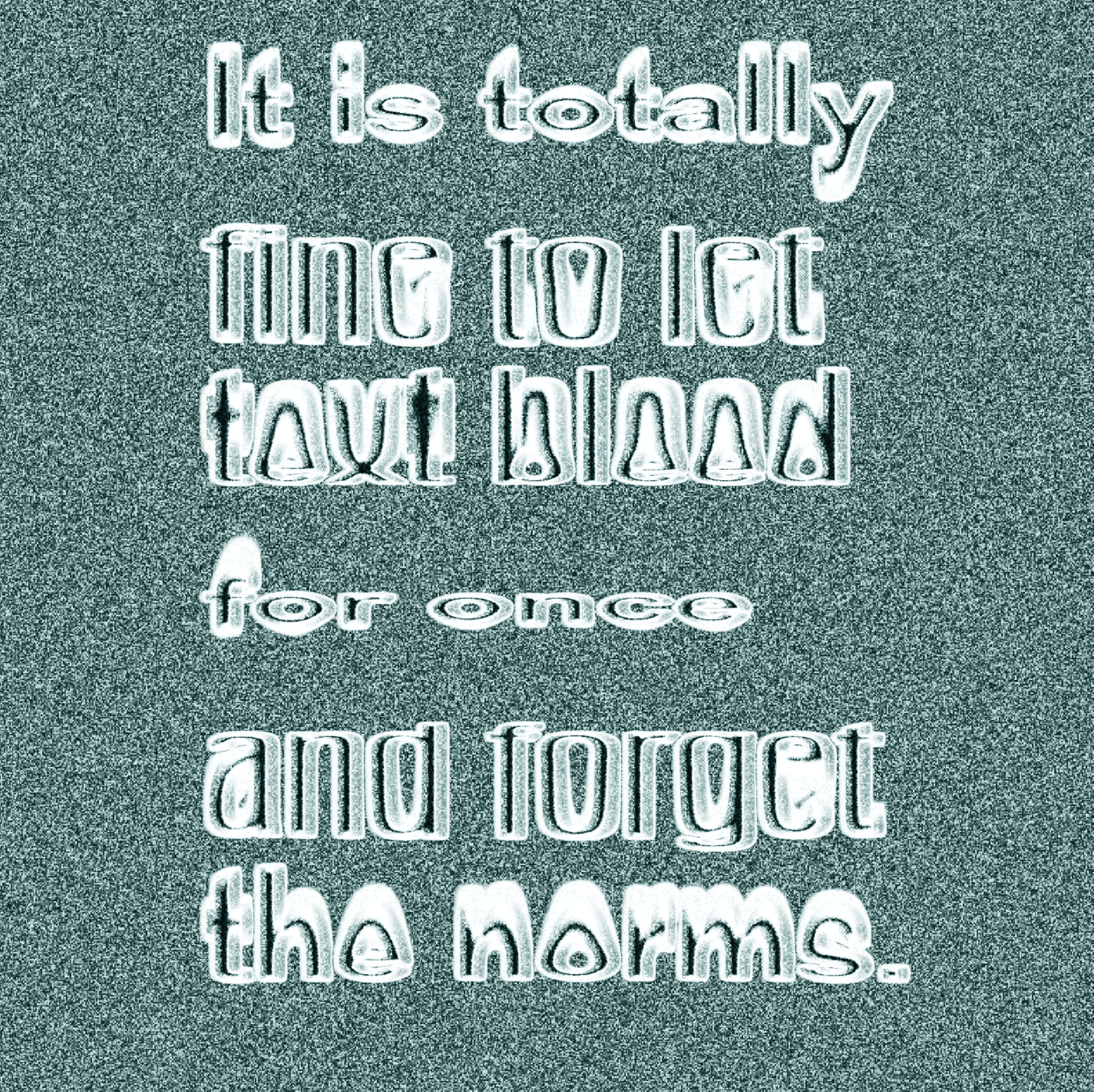 Black and white wave