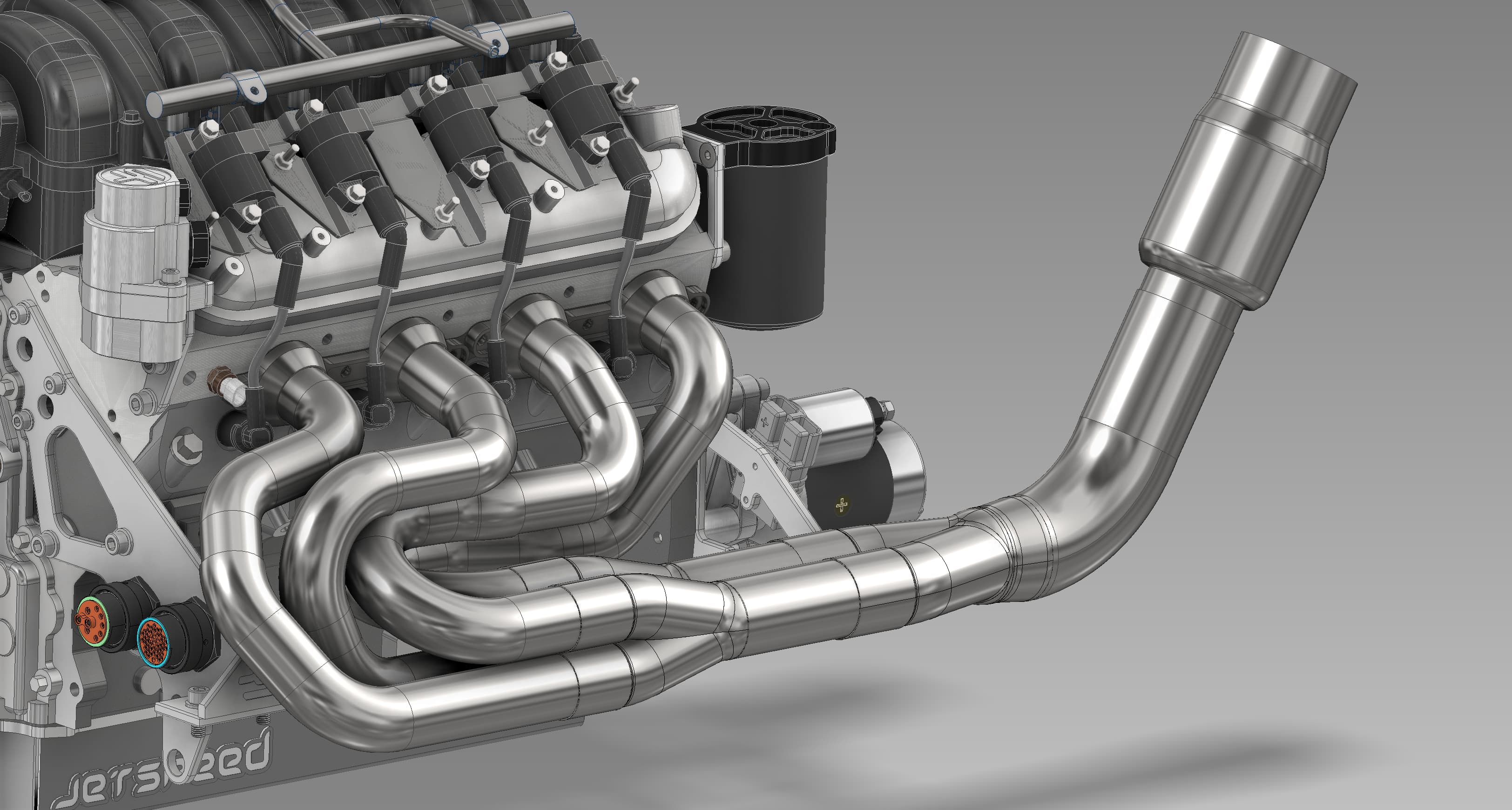 JETSPEED LS3 SPRINTEQUAL LENGTH TRI-Y HEADERSDESIGNED FOR MOST HP WITH LIGHT WEIGHT