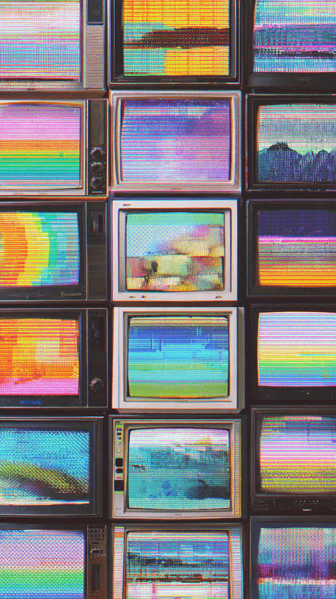 Vintage screens representing interconnected AI agents and scalable intelligent systems