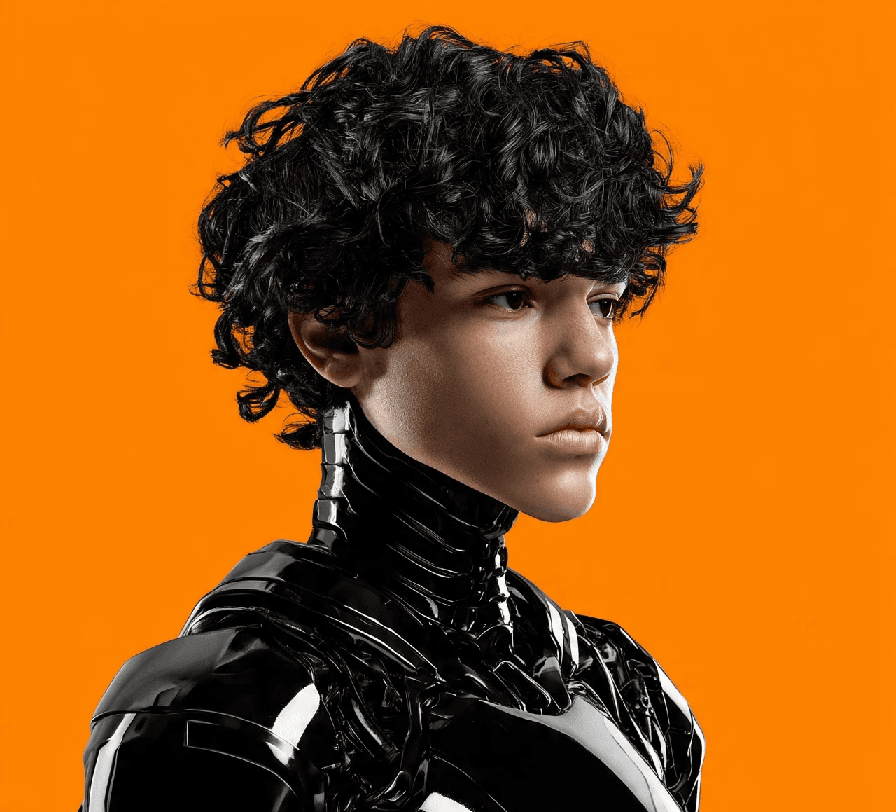 Man in futuristic Costume